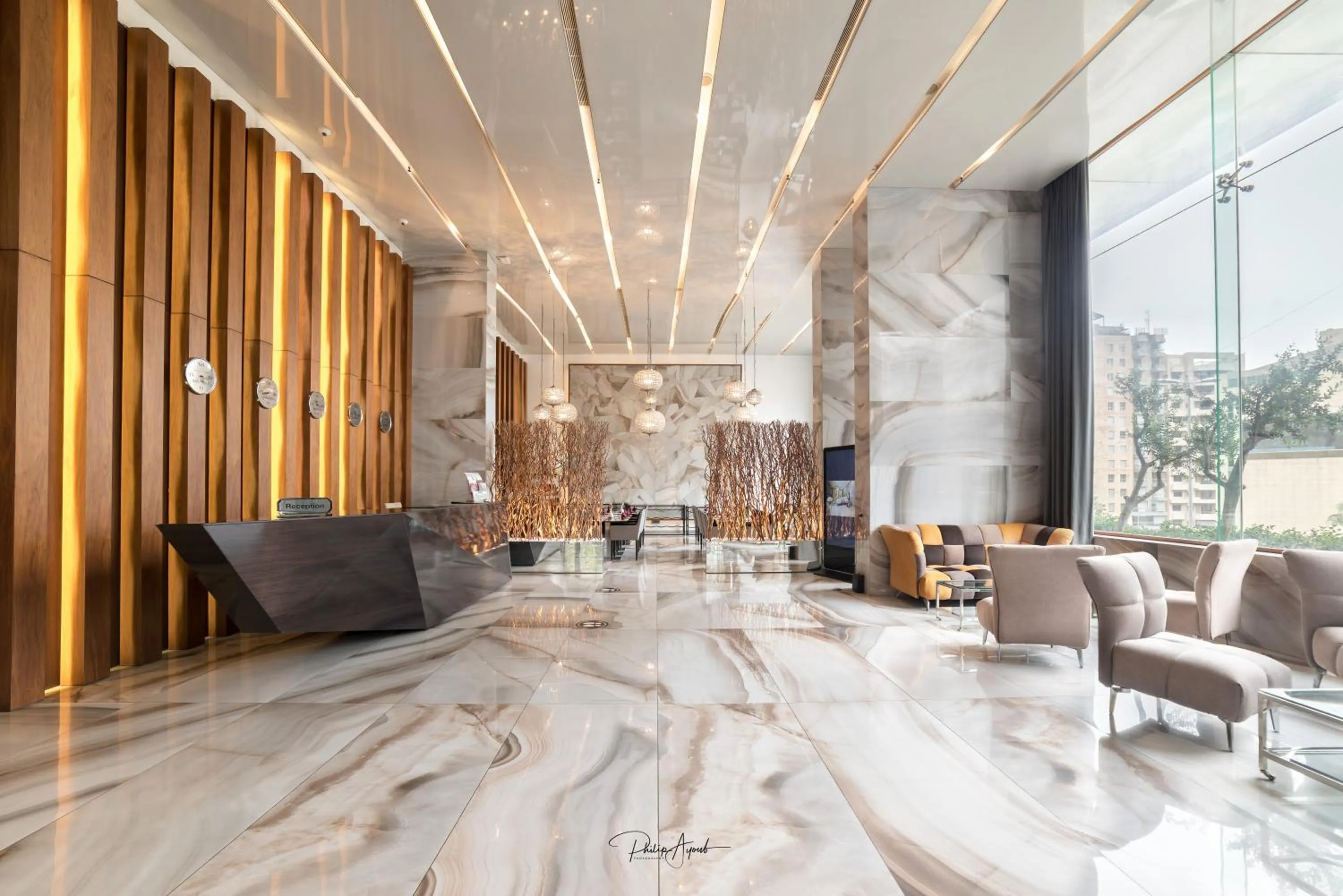 Lobby or reception in Royal Tulip Achrafieh