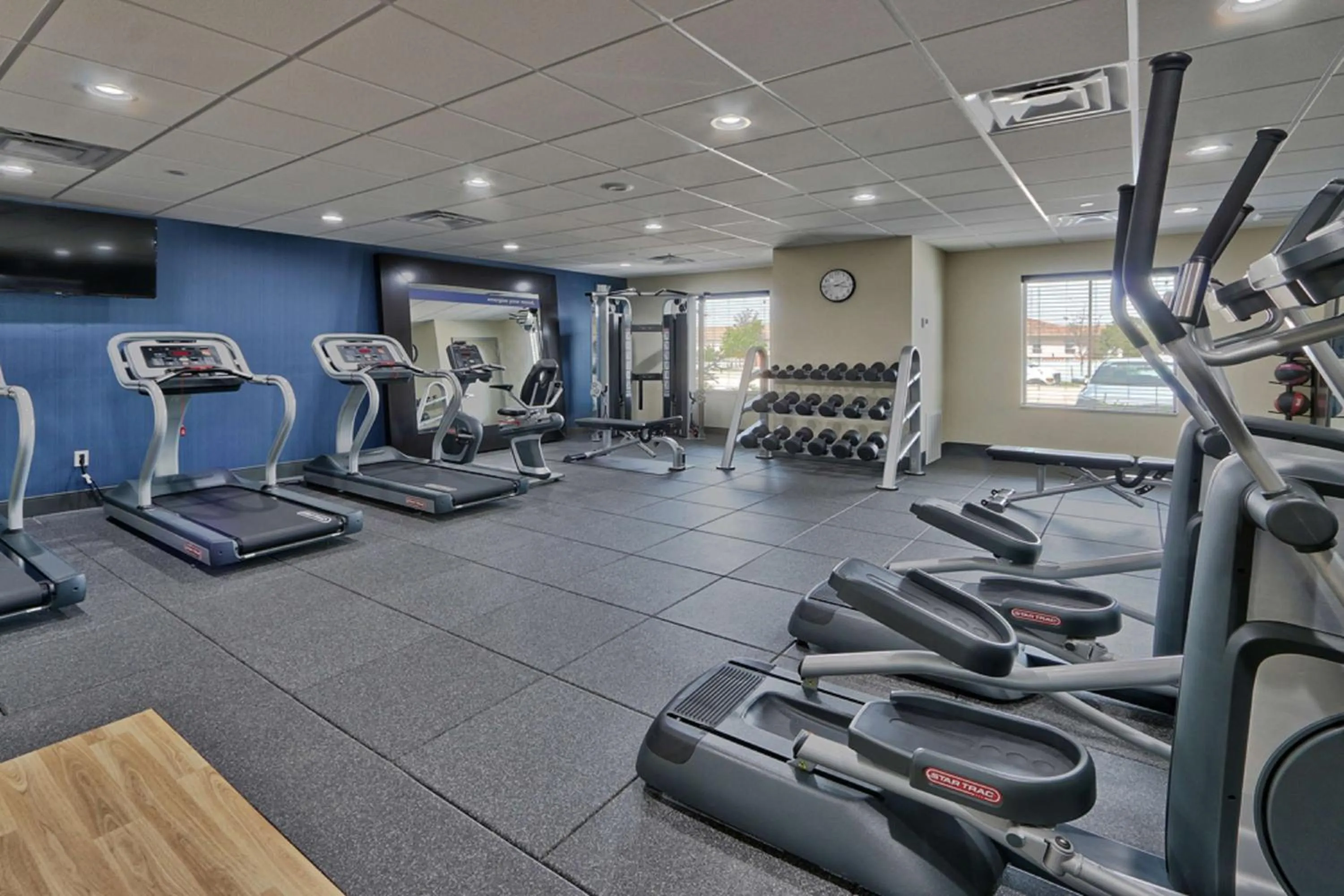 Fitness centre/facilities in Hampton Inn & Suites Guthrie, OK