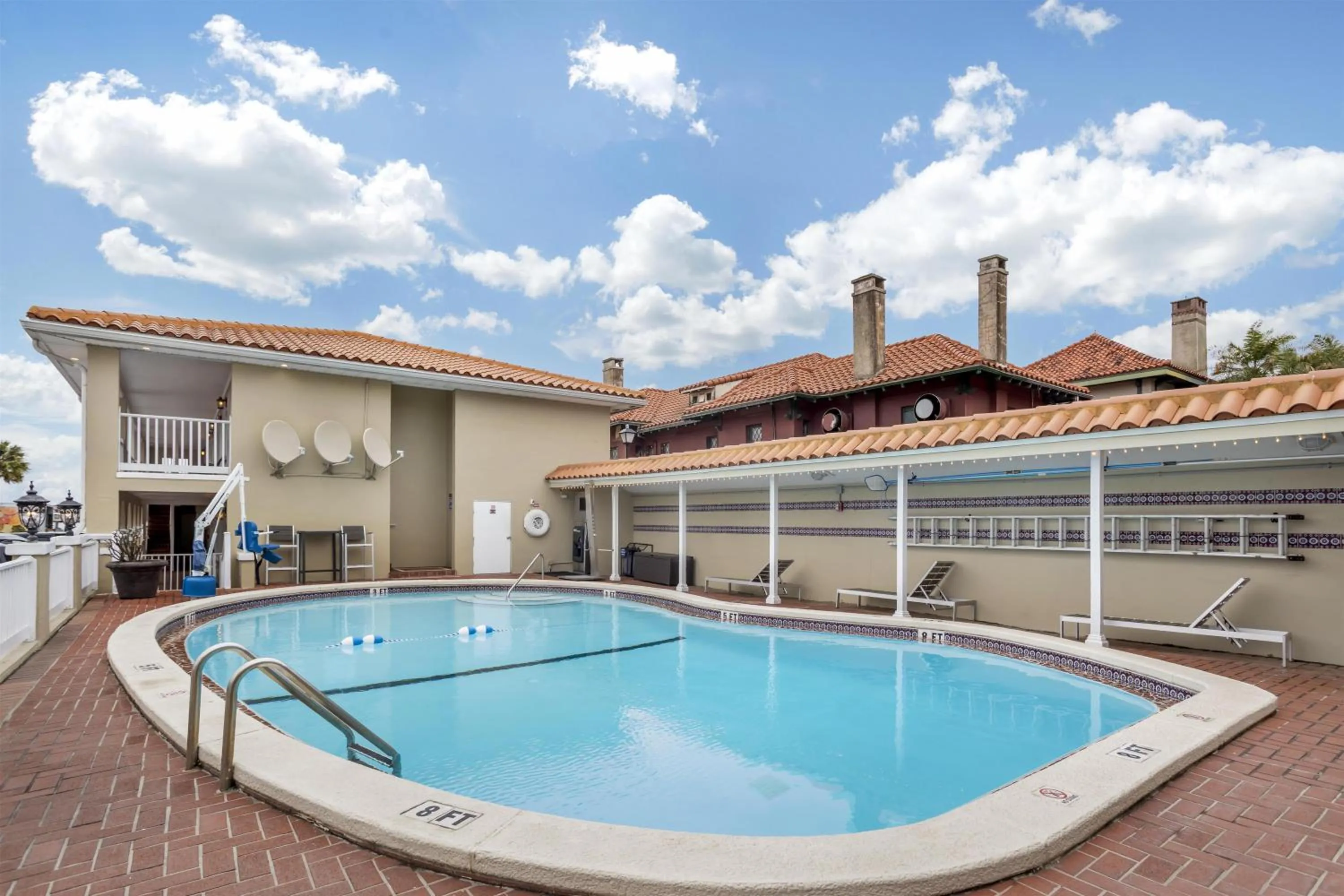Pool view in Best Western Historic Bayfront