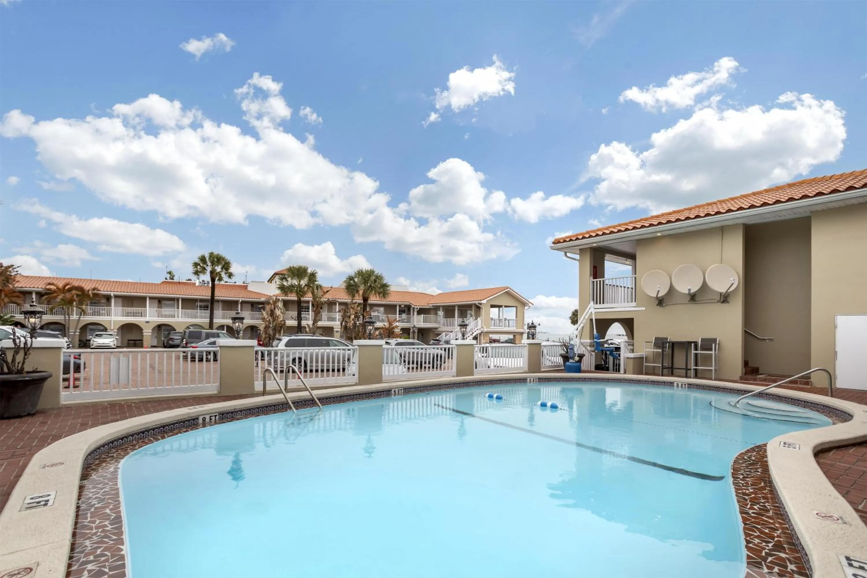 Pool view in Best Western Historic Bayfront