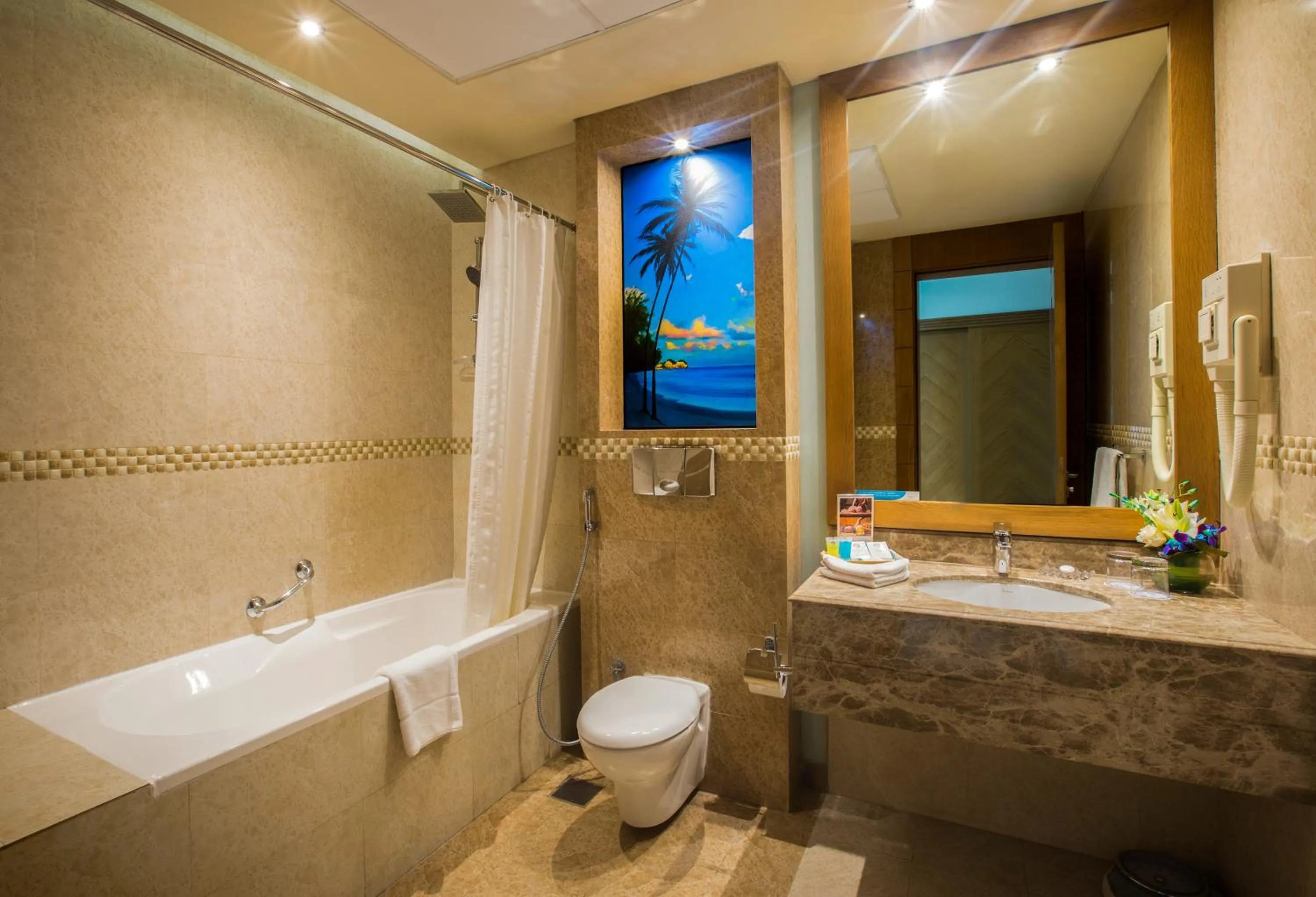 Shower in Social Hotel