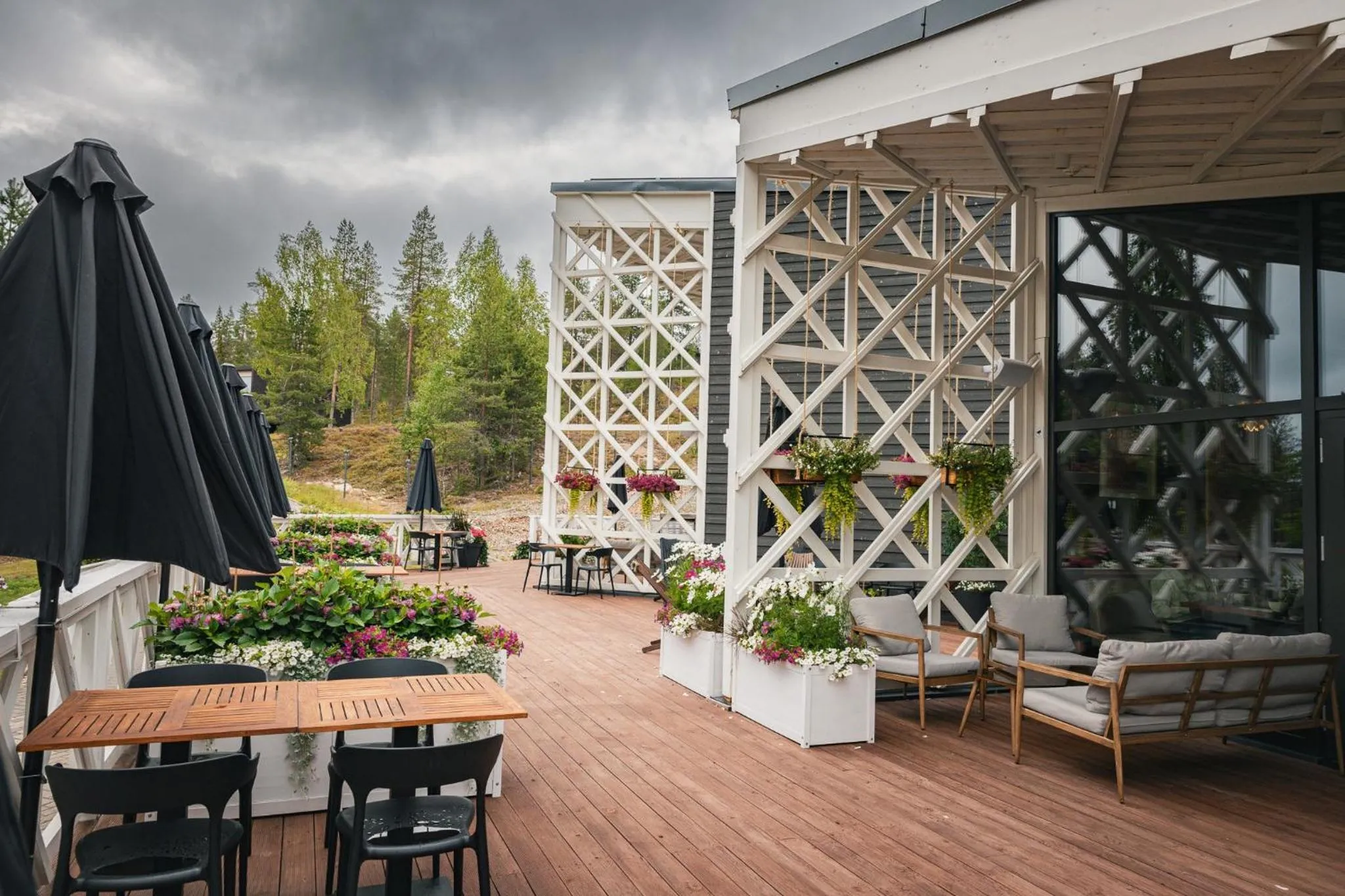 Balcony/Terrace in Arctic TreeHouse Hotel