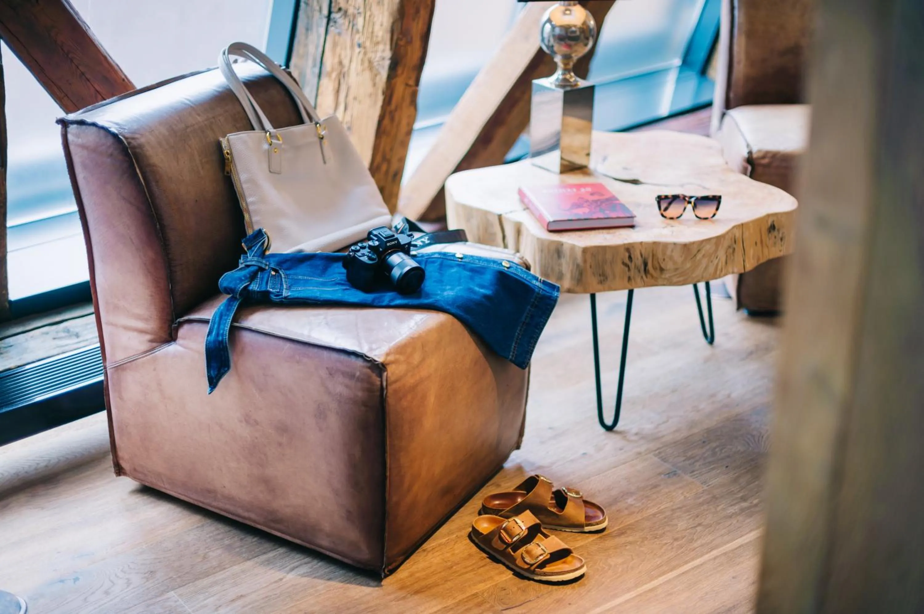 Seating area in PEST-BUDA Design Hotel