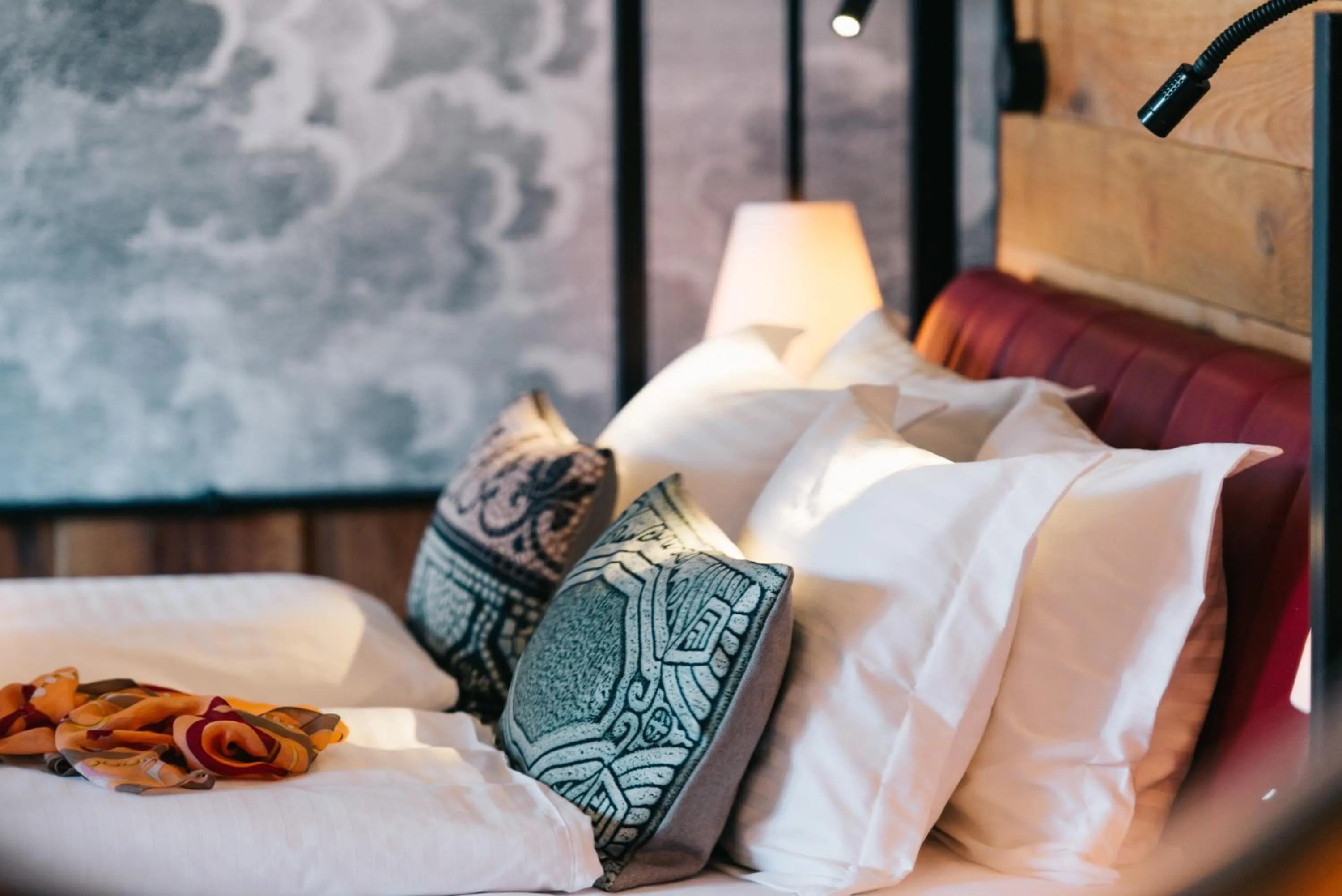 Bed in PEST-BUDA Design Hotel