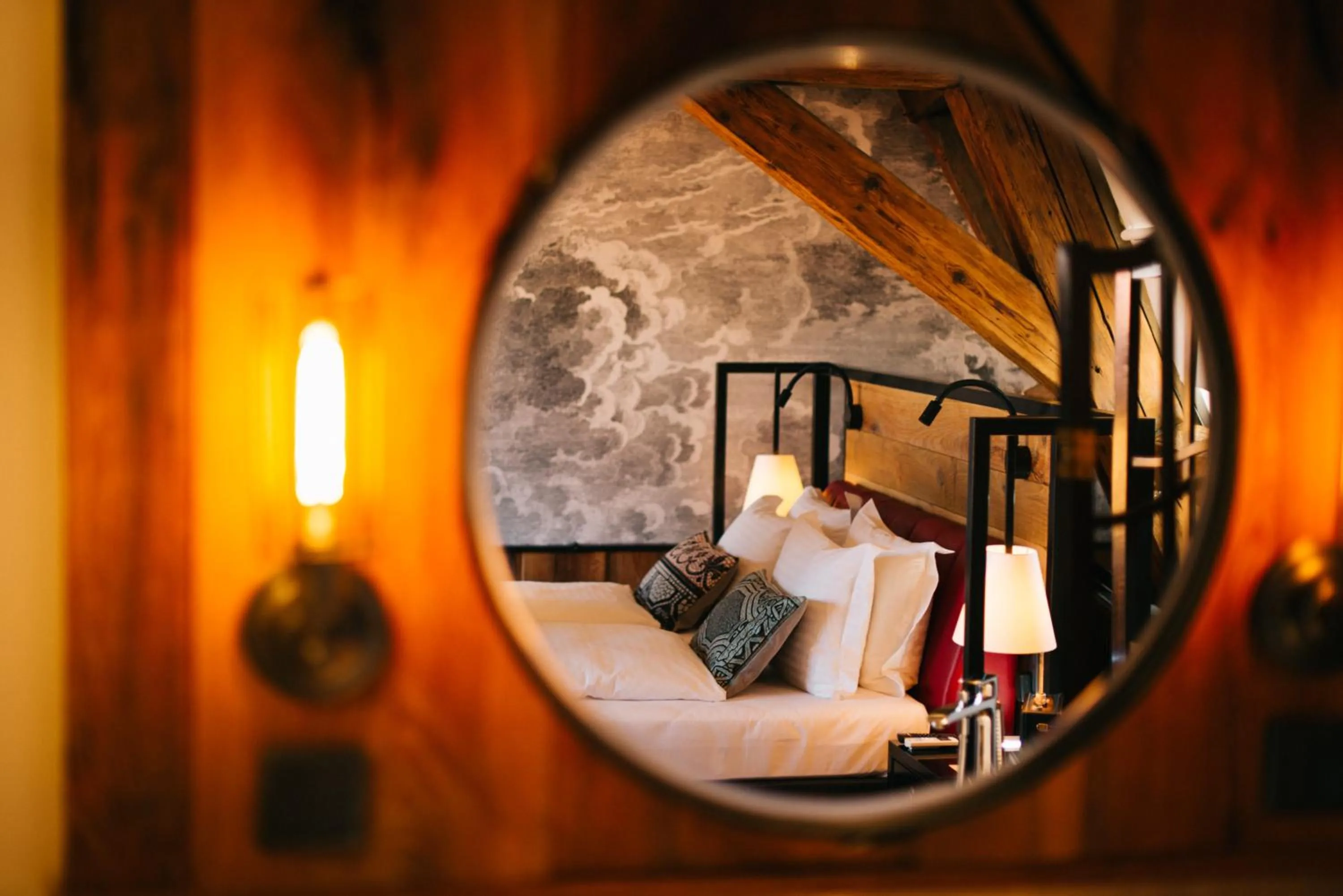 Bed in PEST-BUDA Design Hotel