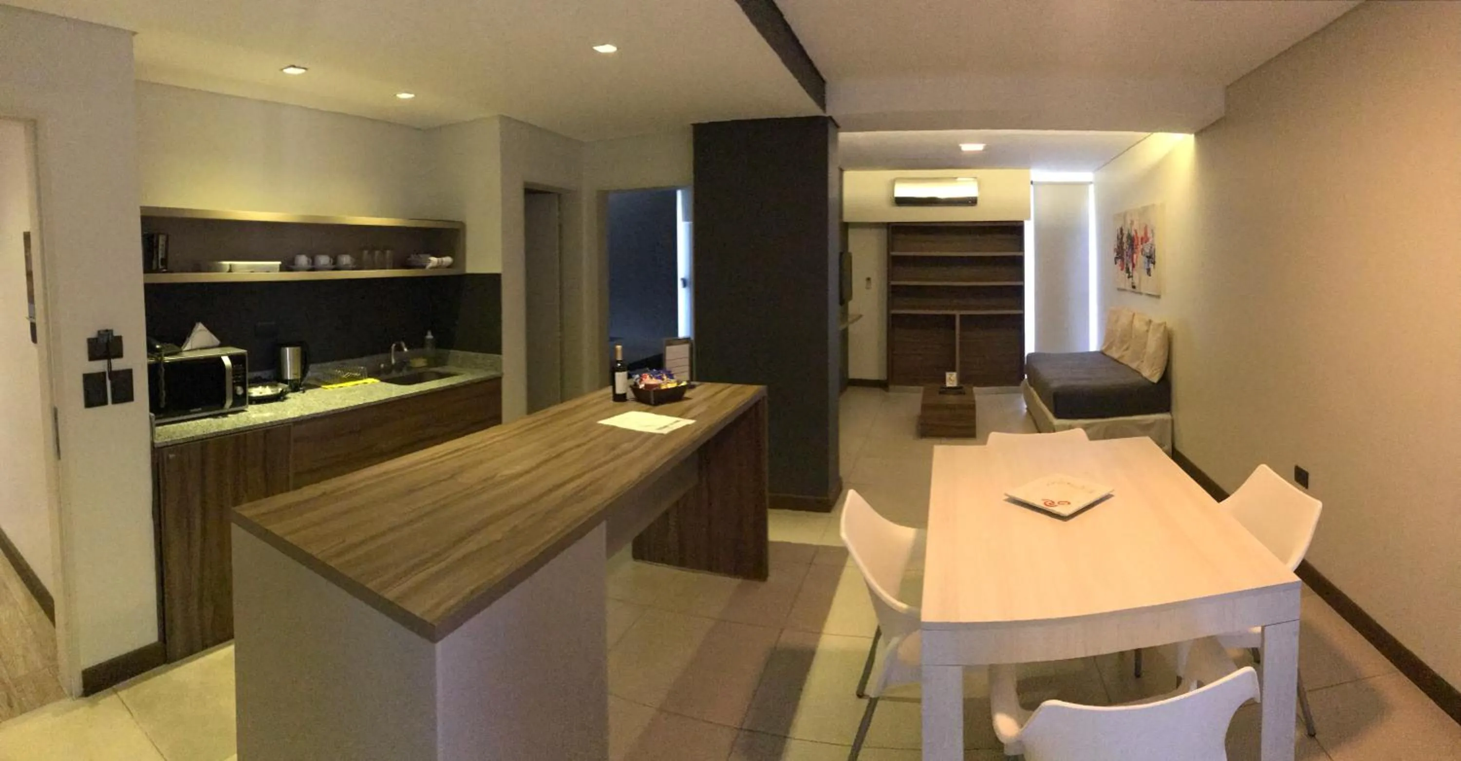 Seating area in H1 Apartments Hotel