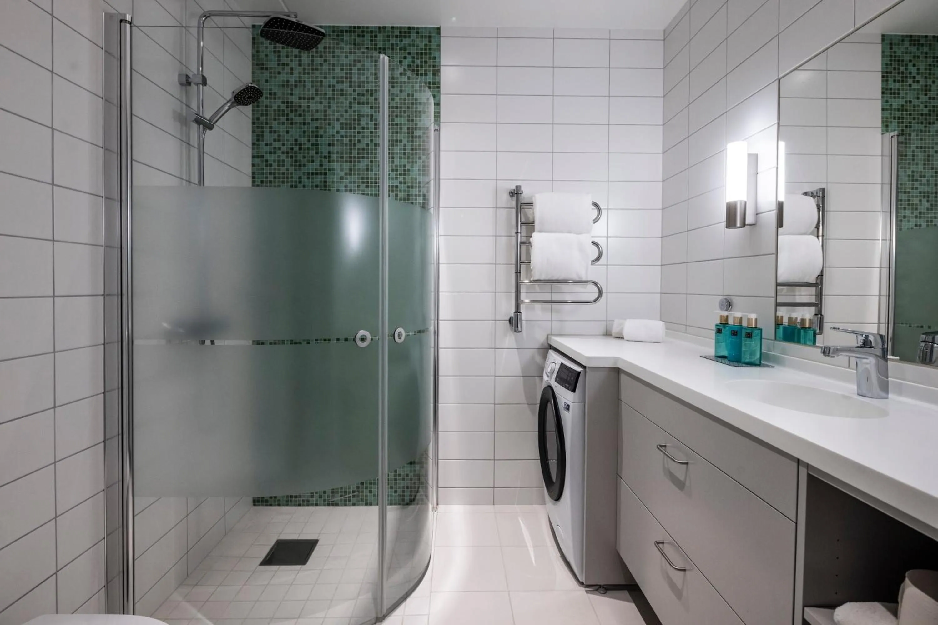 Bathroom in First Hotel Planetstaden