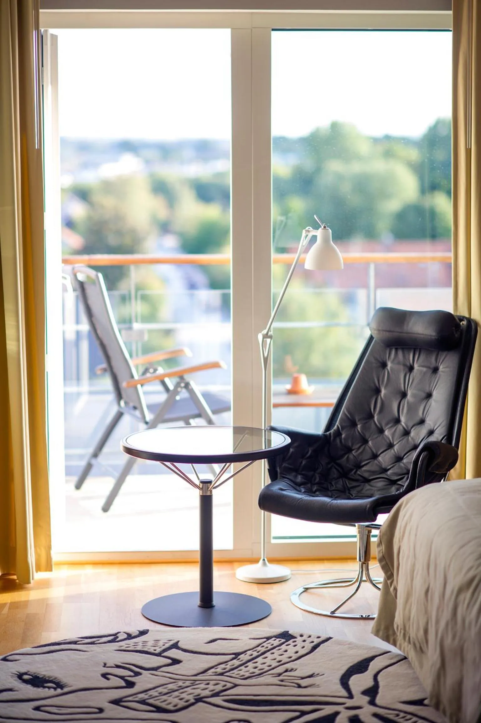 Seating area in First Hotel Planetstaden