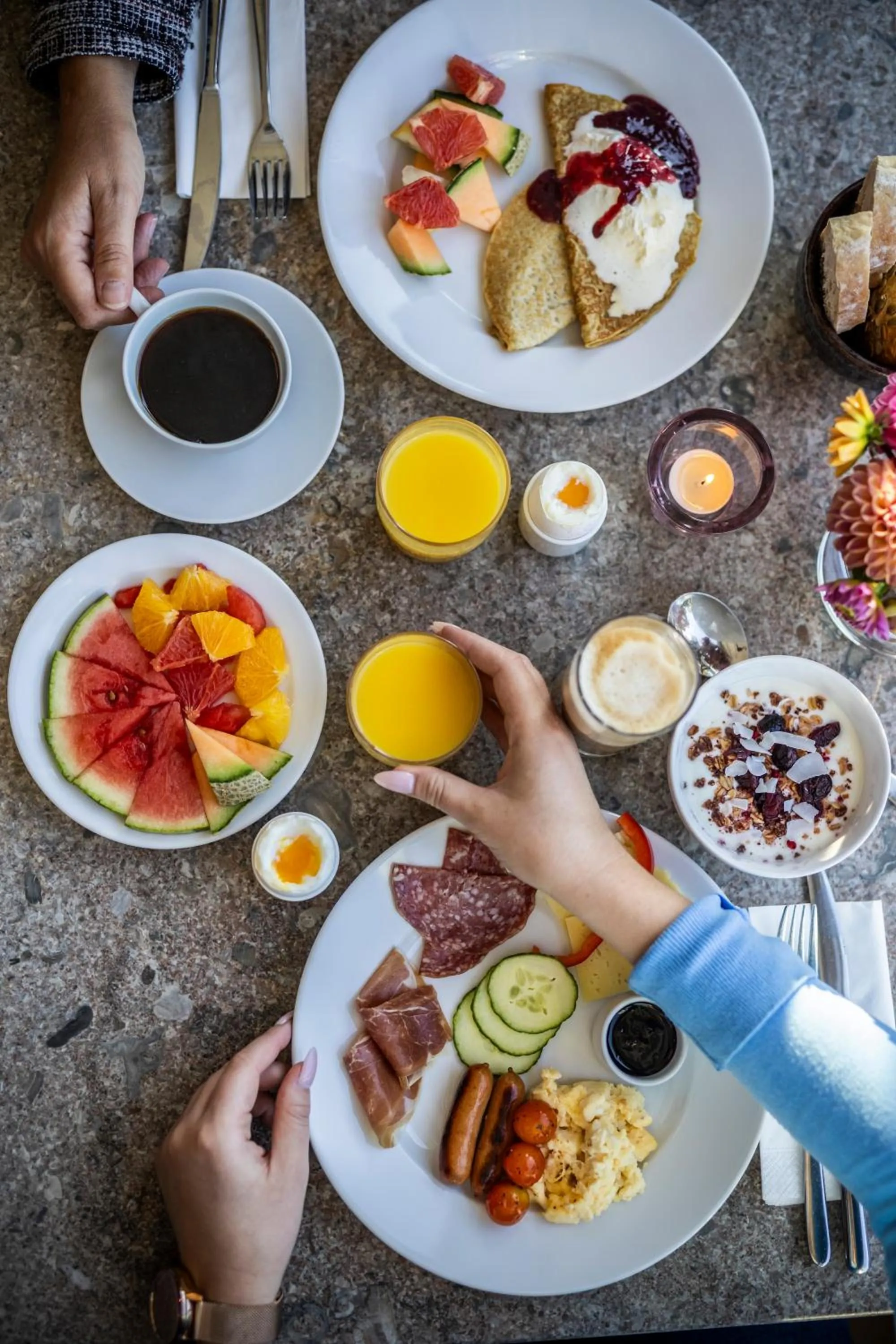 Food and drinks in First Hotel Planetstaden