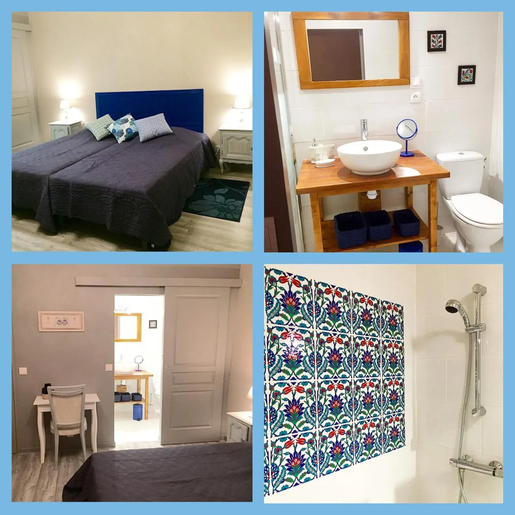 Double Room with Private Bathroom in Au jardin d'Amphora Double Room with Private Bathroom in Au jardin d'Amphora