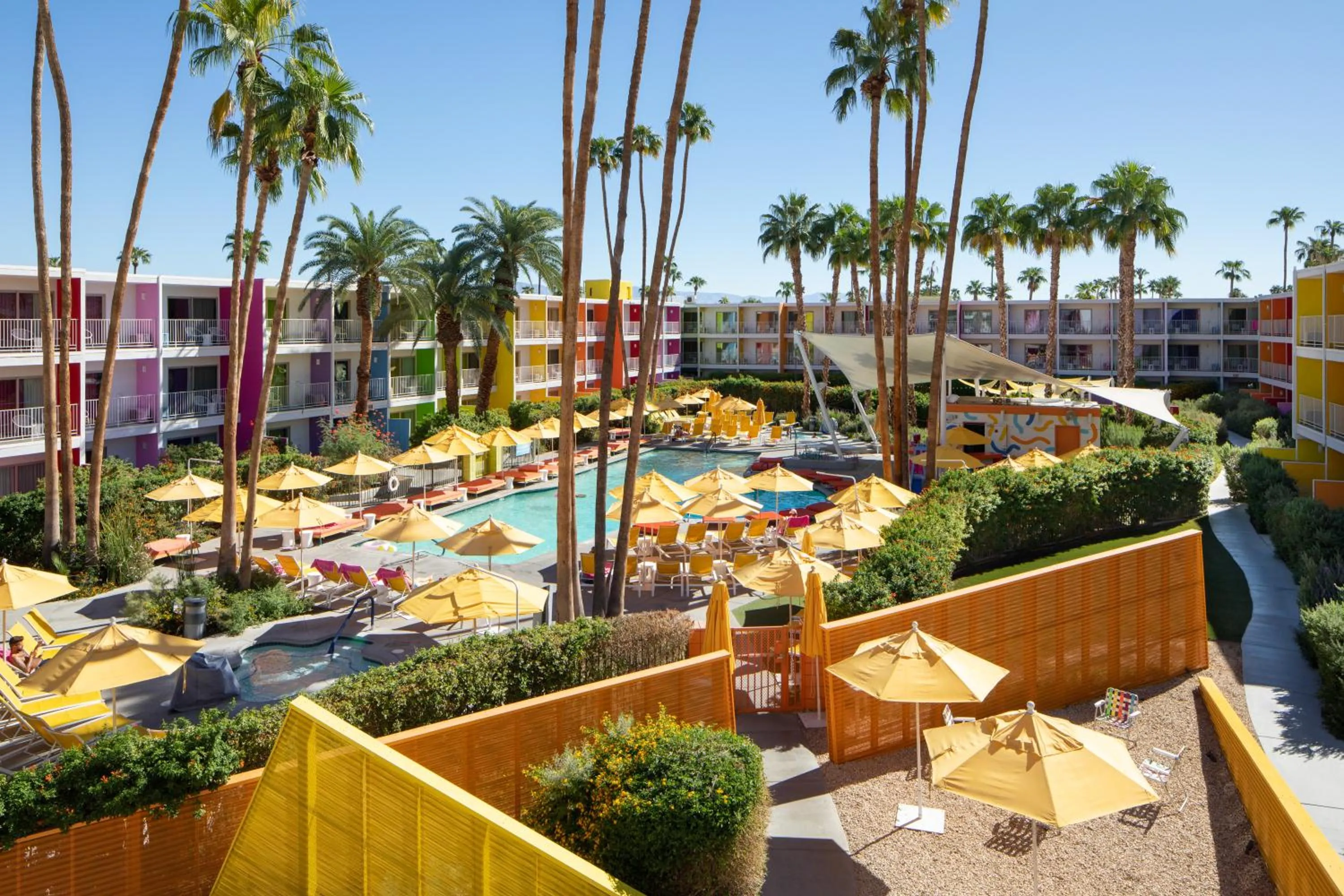 Pool view in The Saguaro Palm Springs