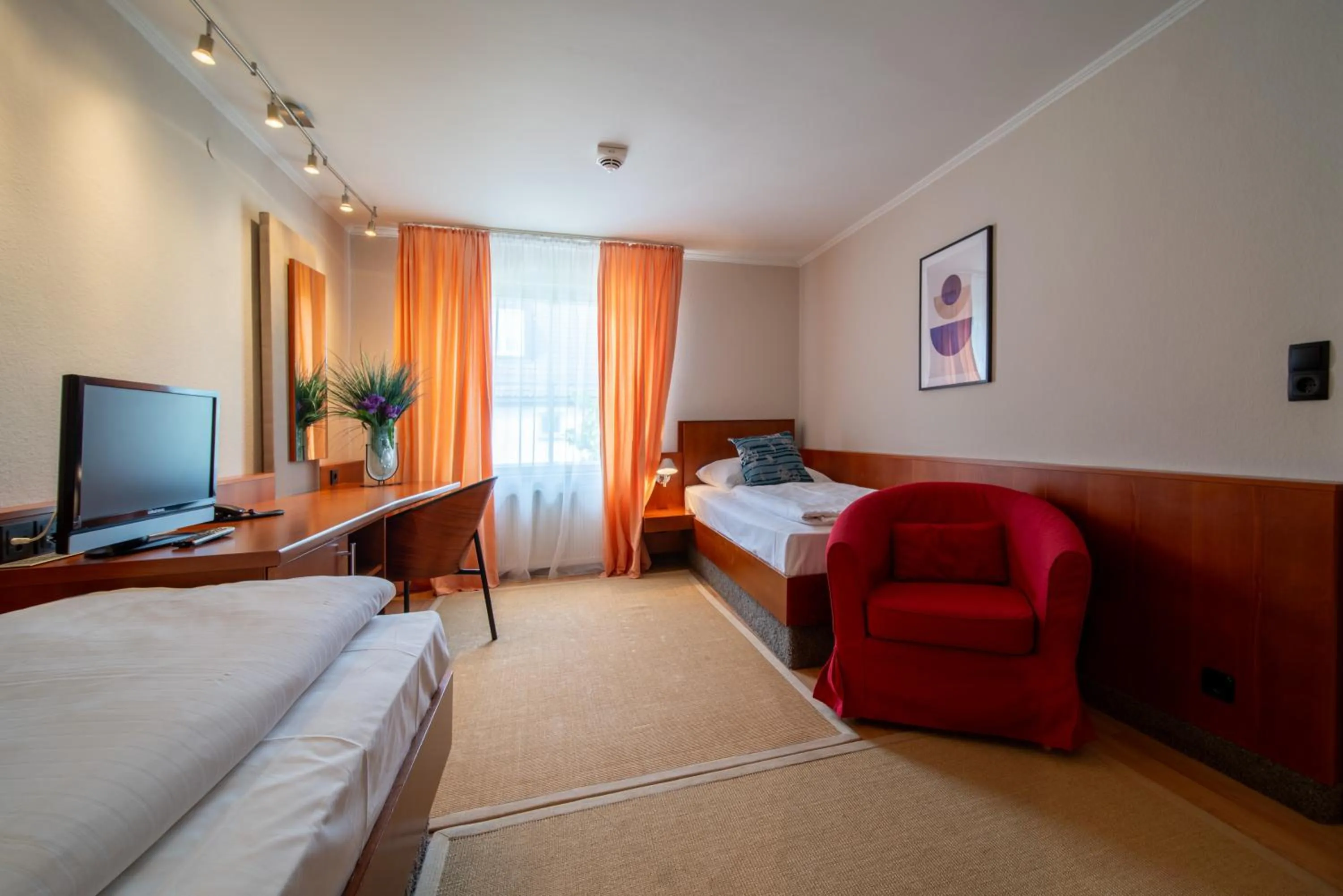 Bed in Hotel Carlton Munich