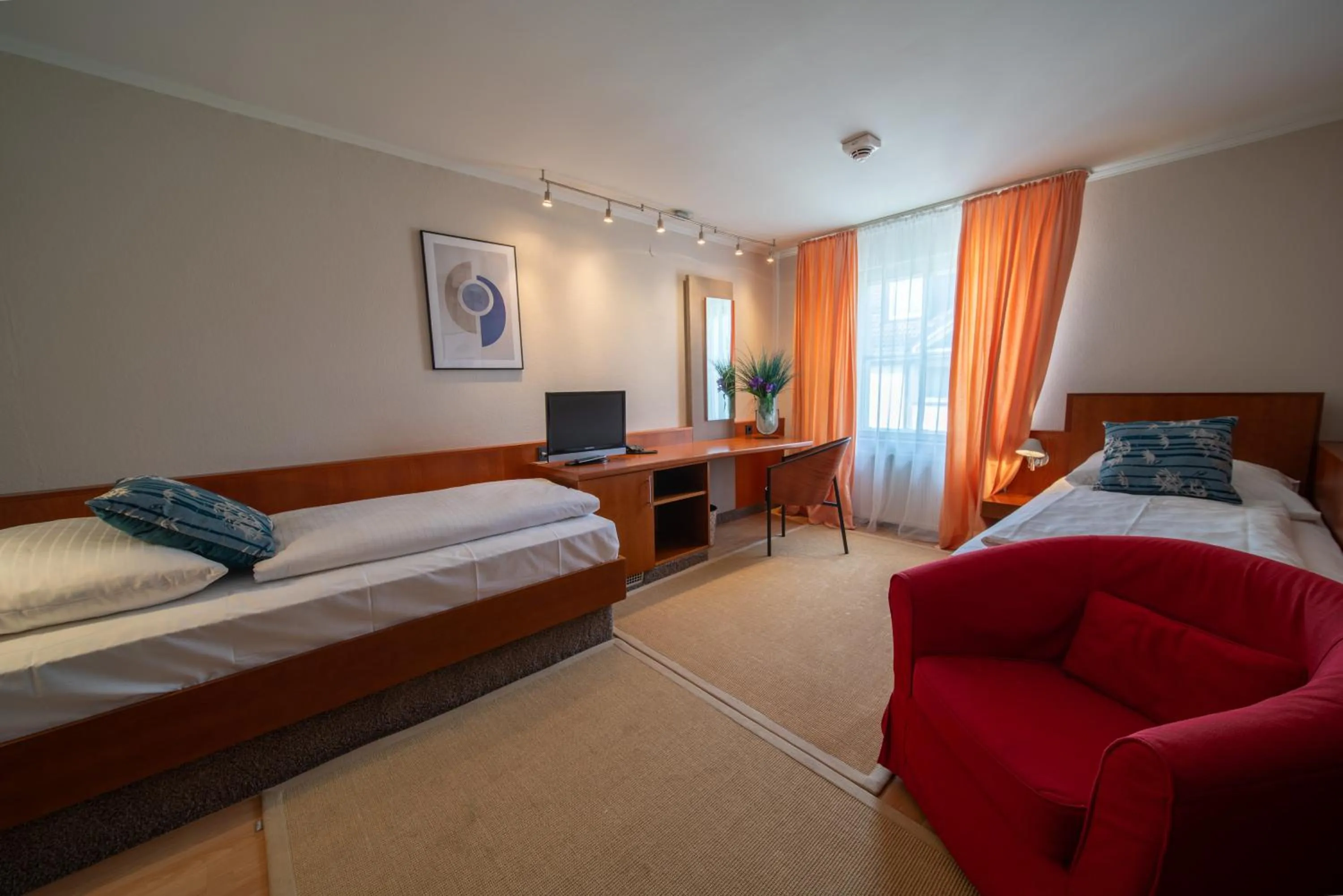 Bed in Hotel Carlton Munich