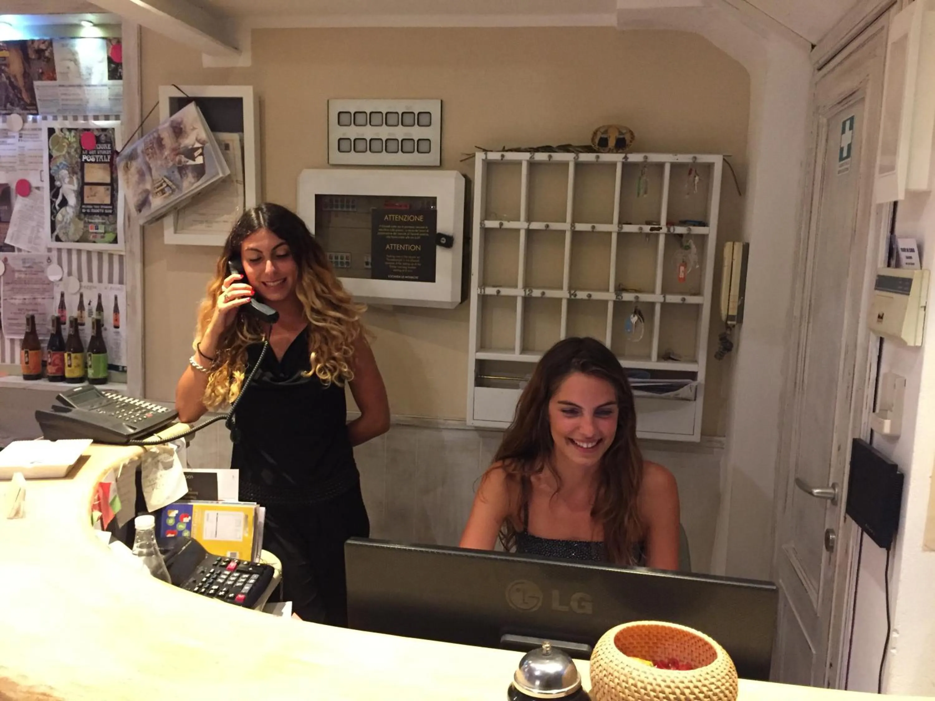 Lobby or reception in Locanda le Monache