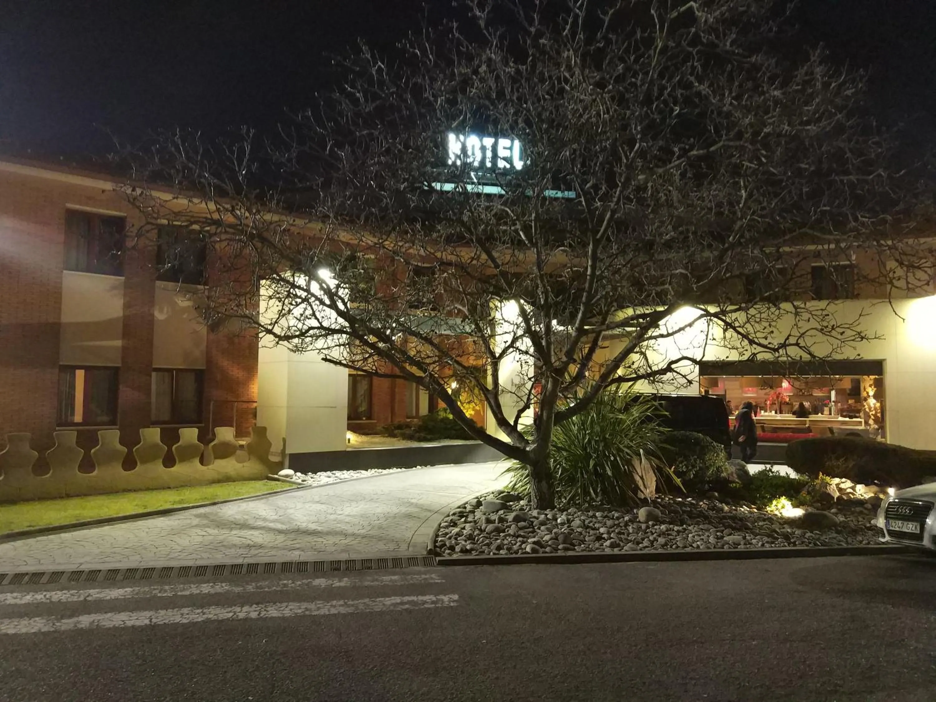 Garden view in Hotel Els Noguers