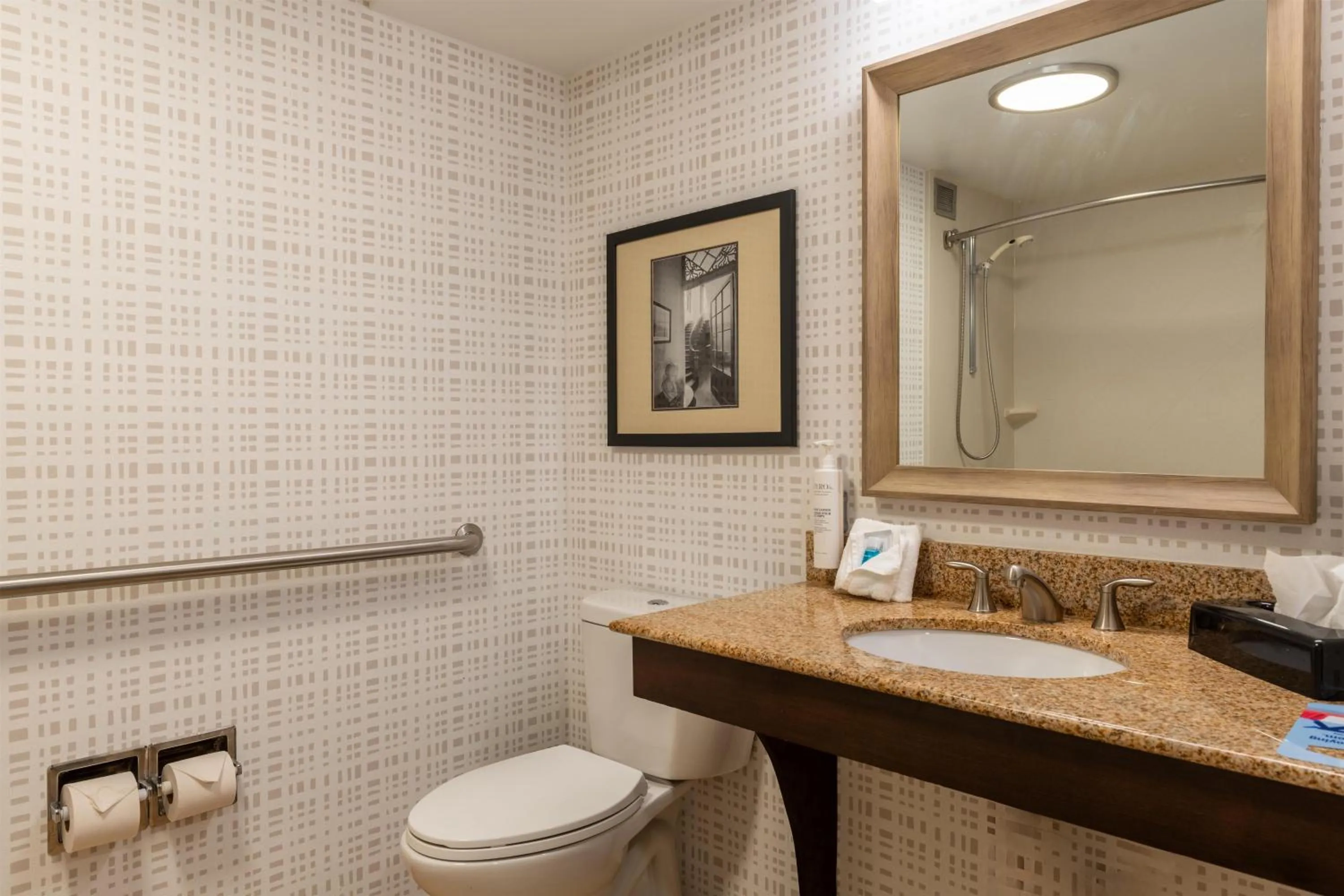 Bathroom in Hampton Inn Portsmouth Central