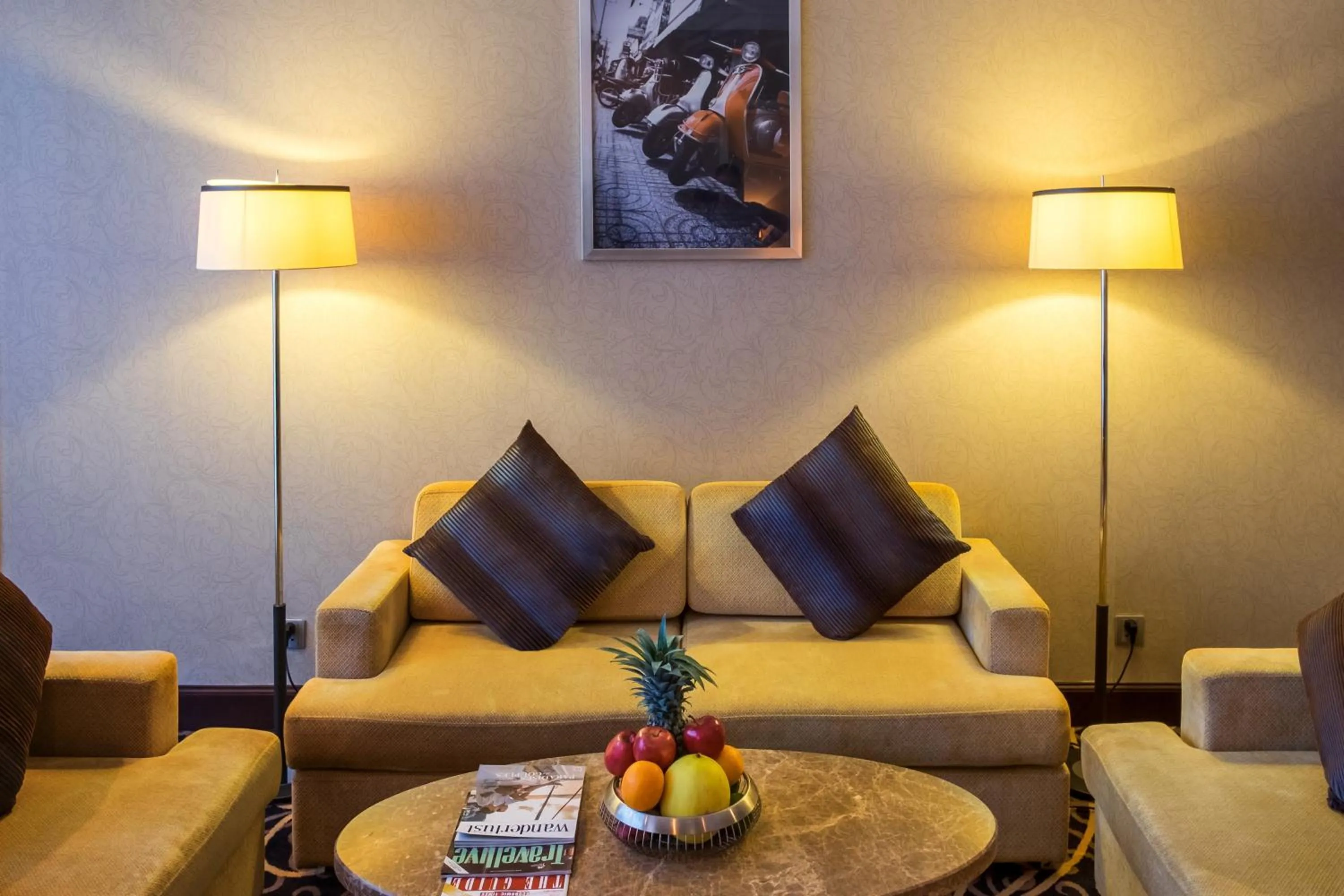 Living room in Eastin Grand Hotel Saigon