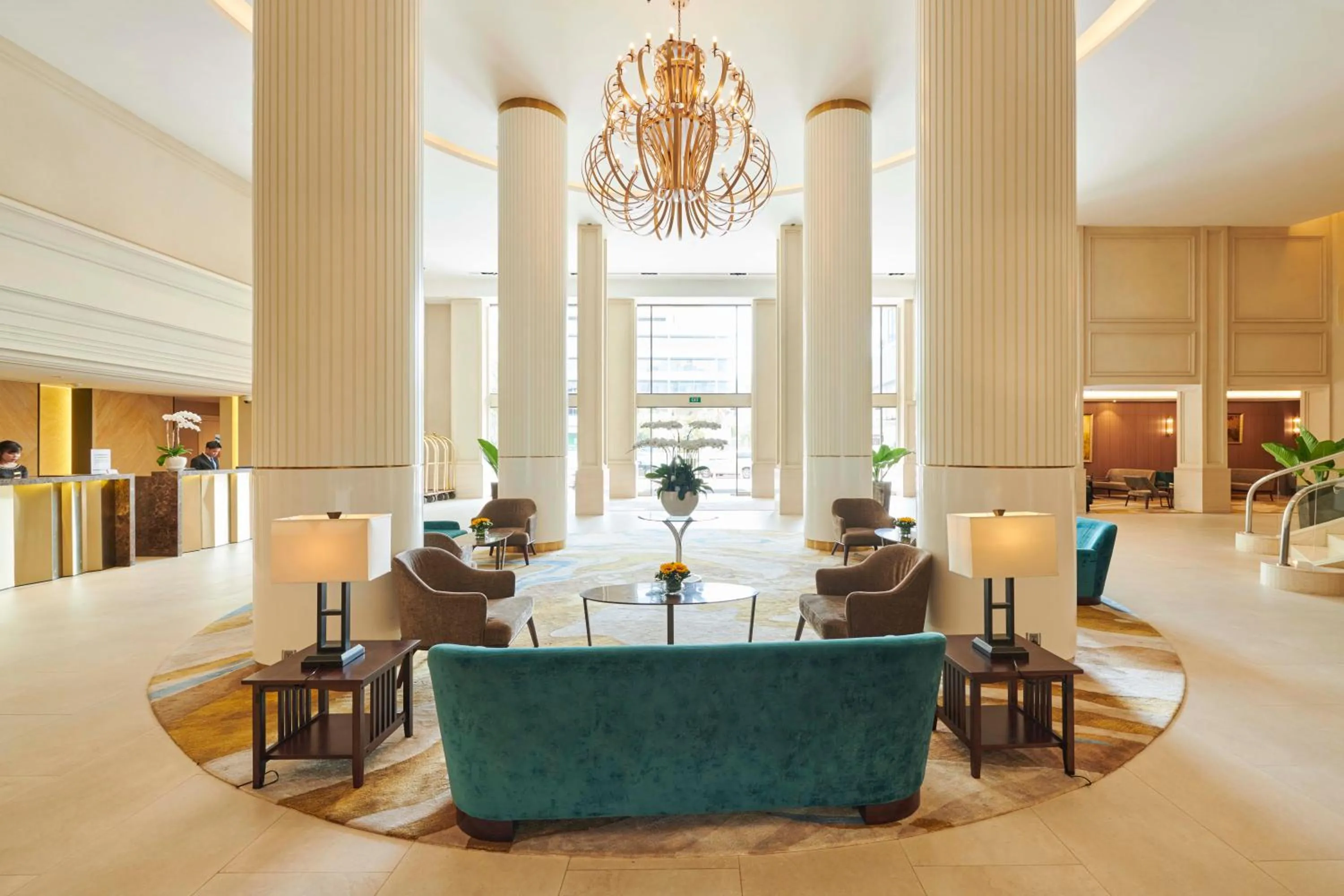 Seating area in Eastin Grand Hotel Saigon