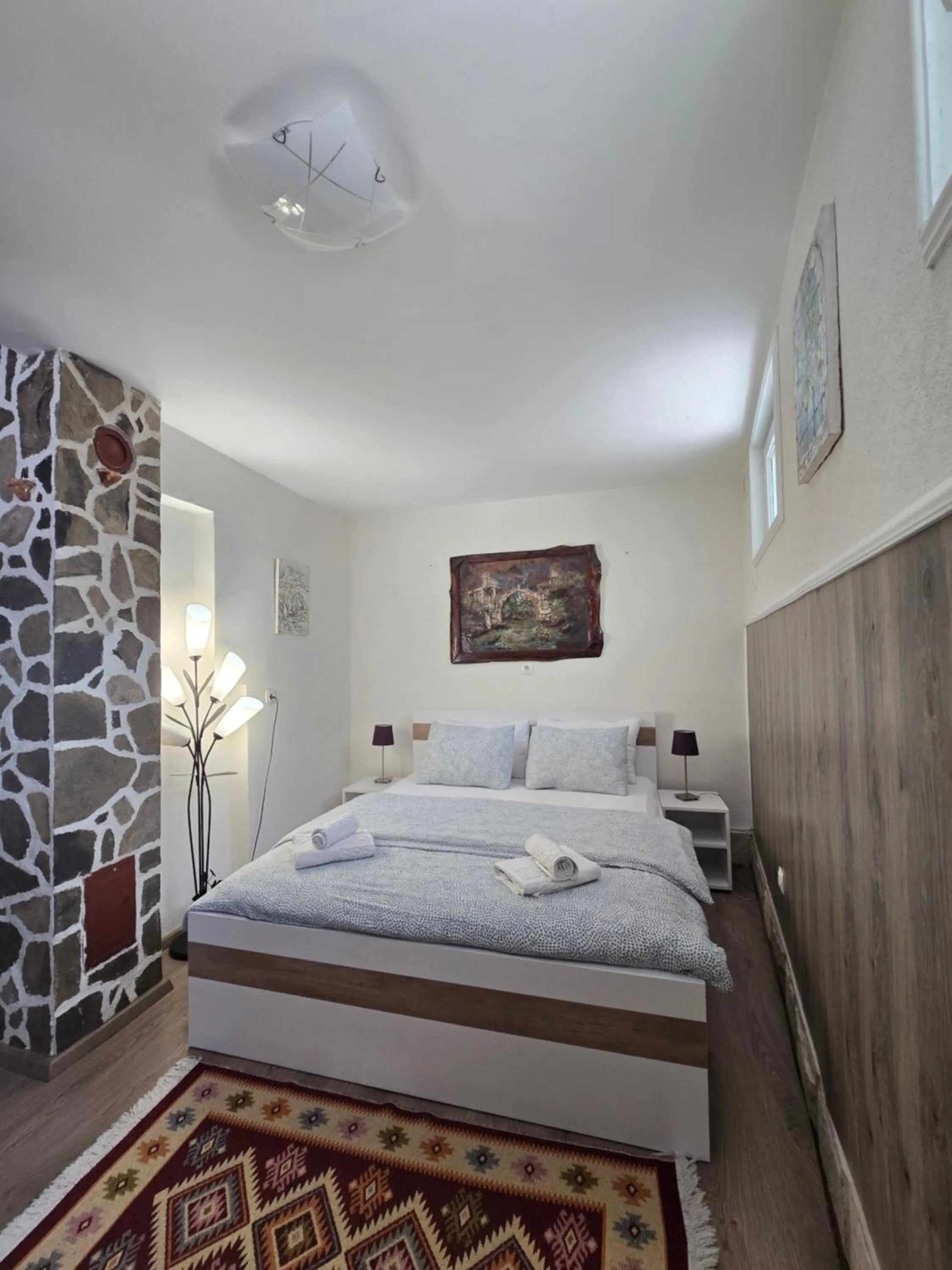 Bedroom, Bed in Pansion Infinity