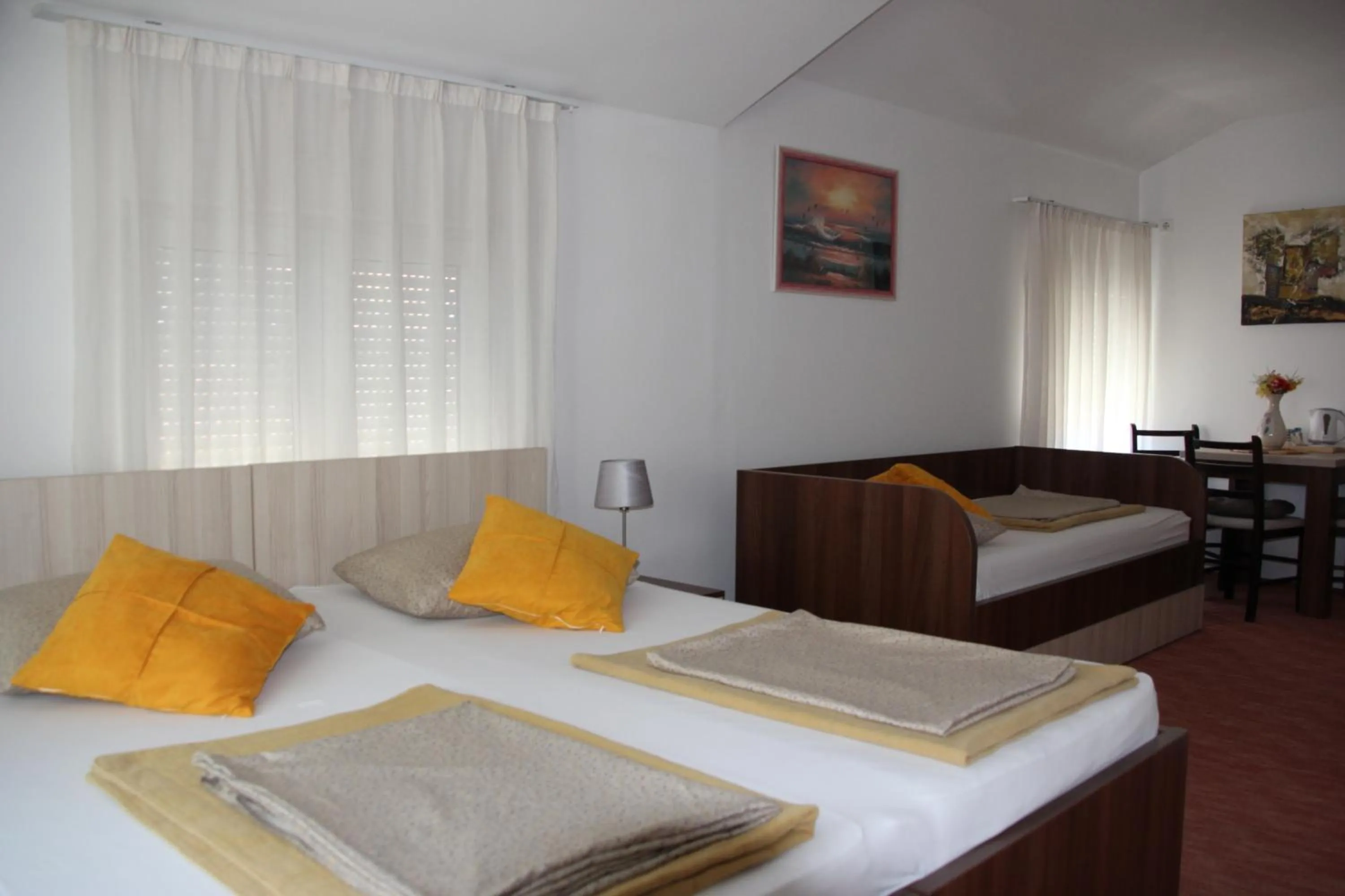 Bedroom, Bed in Pansion Infinity