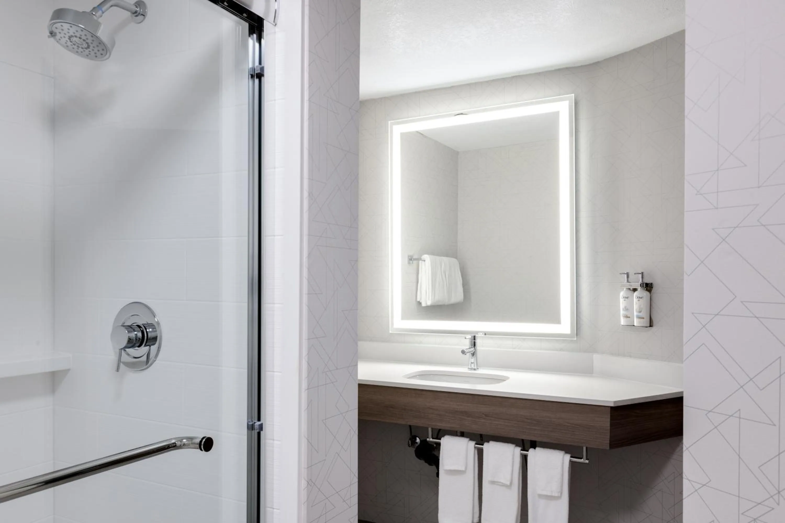 Bathroom in Holiday Inn Express Portland South - Lake Oswego by IHG