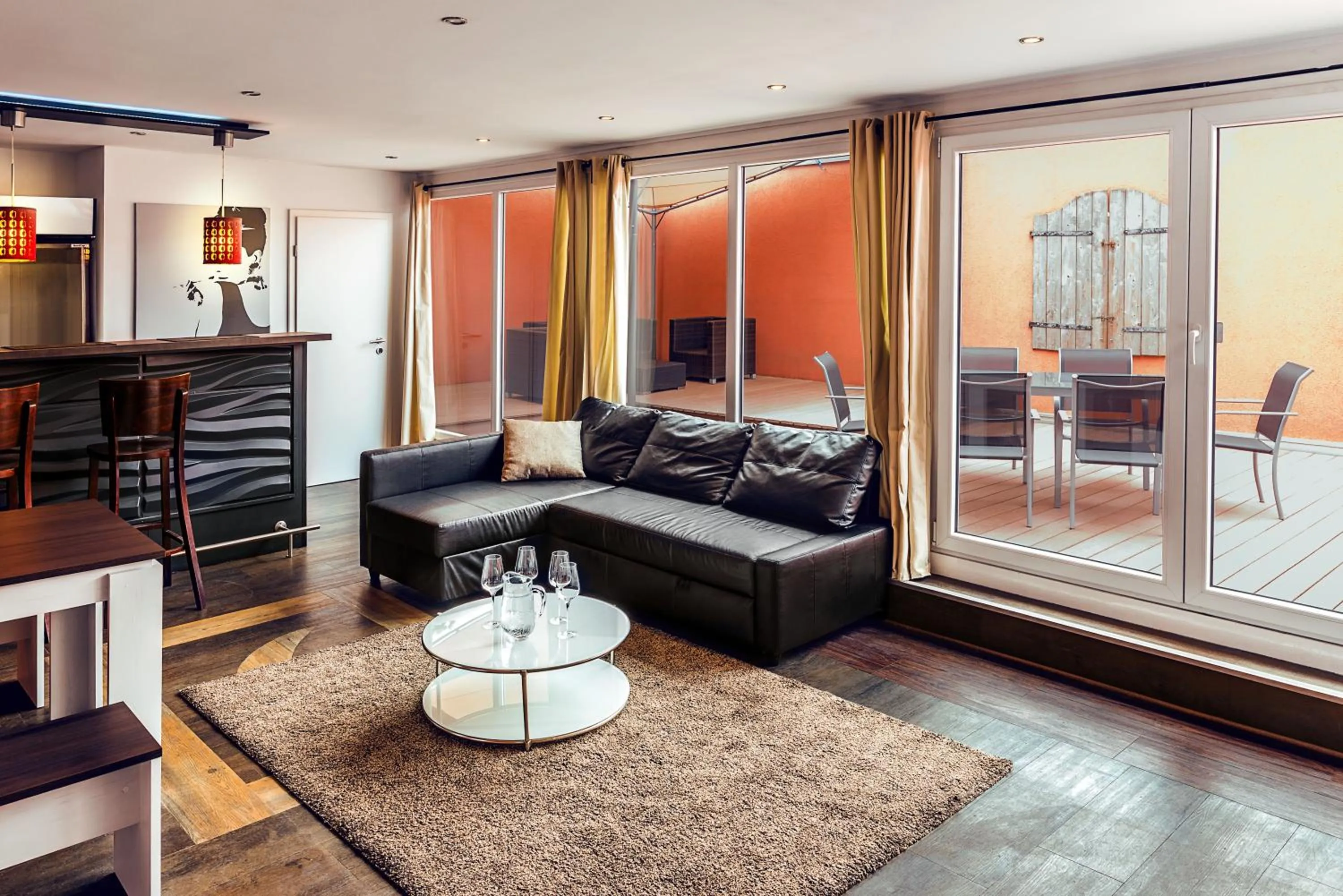 Living room in Hotel SleepInn Volkspark