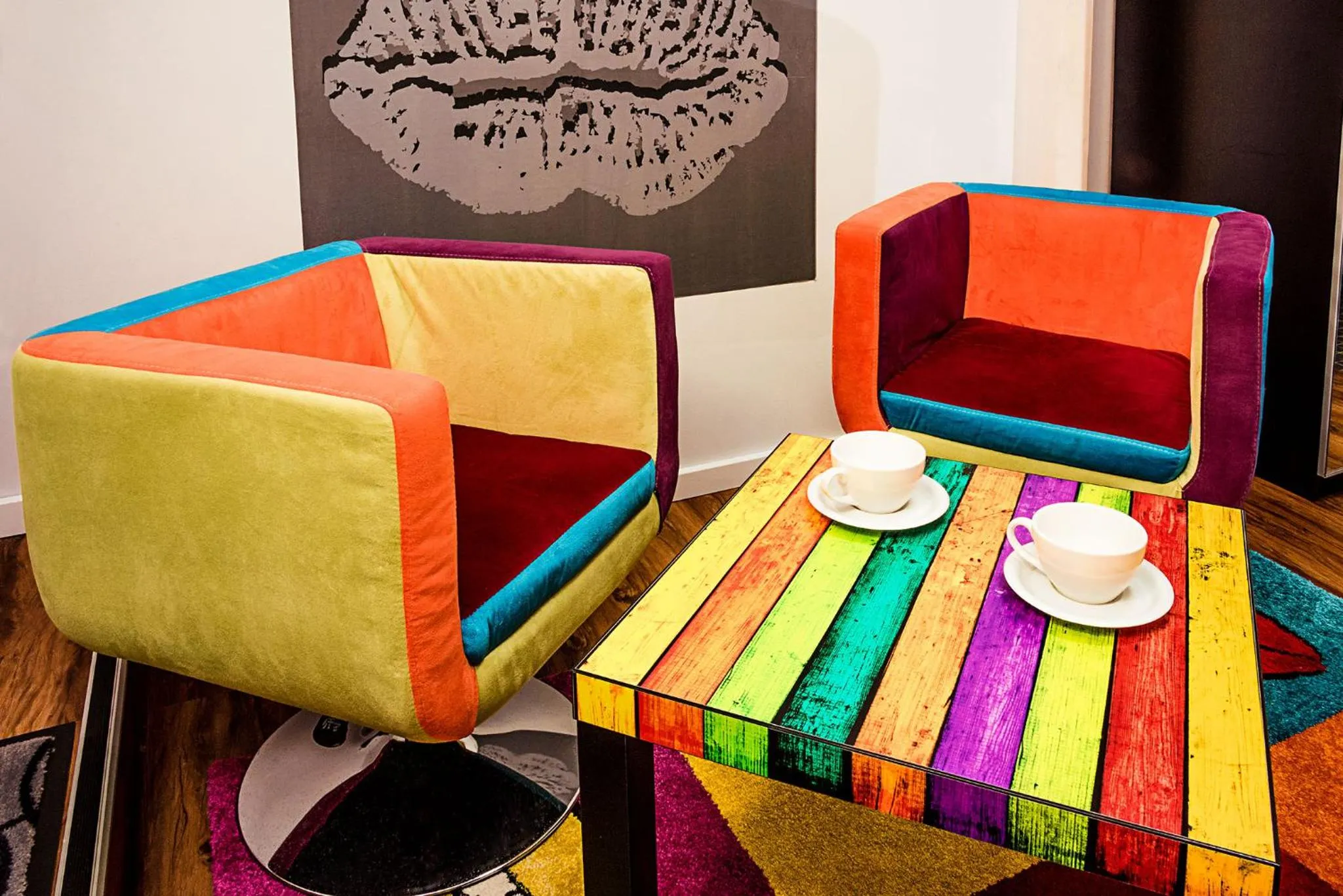 Living room in Hotel SleepInn Volkspark