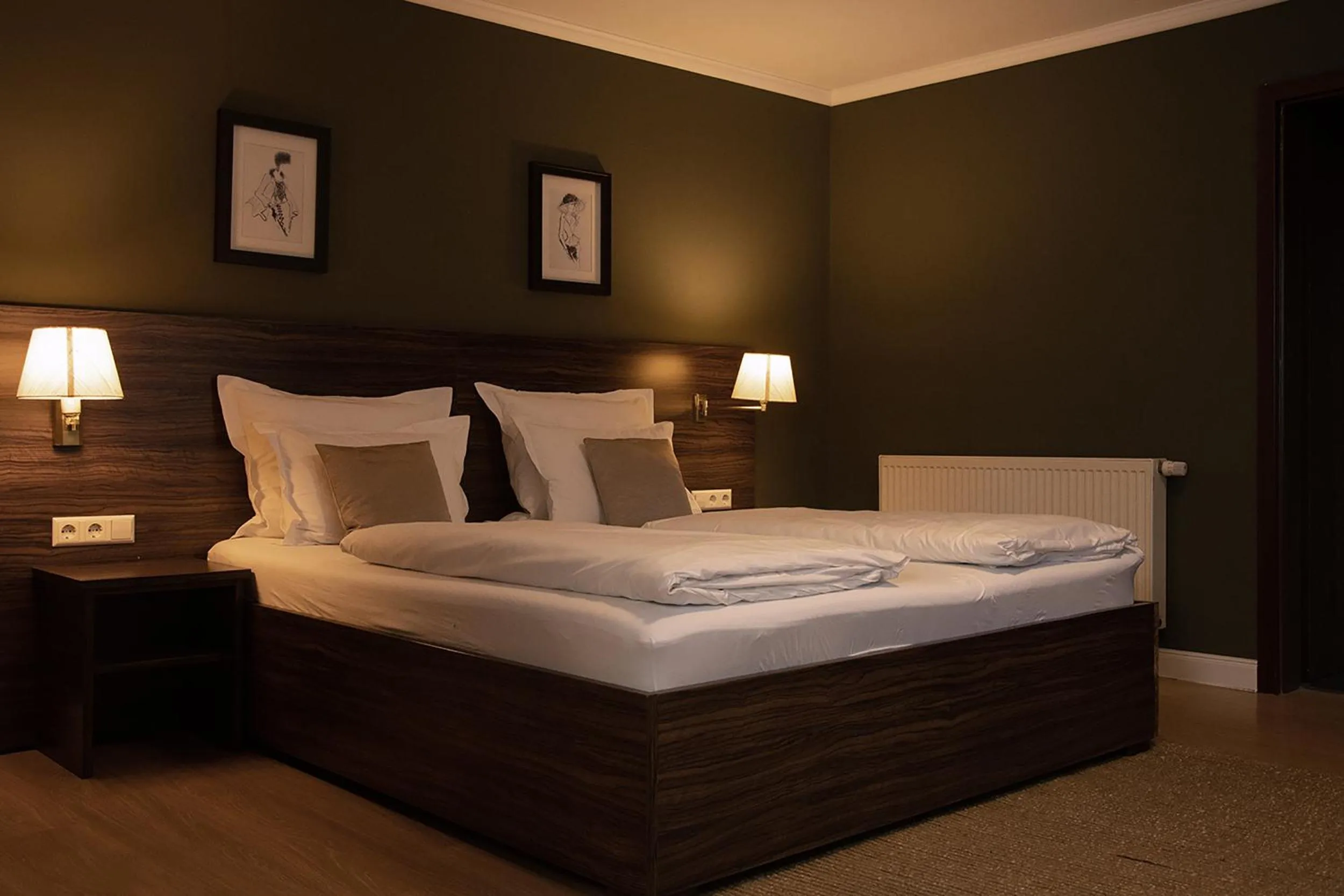 Photo of the whole room, Bed in Landhotel Wolfschlugen