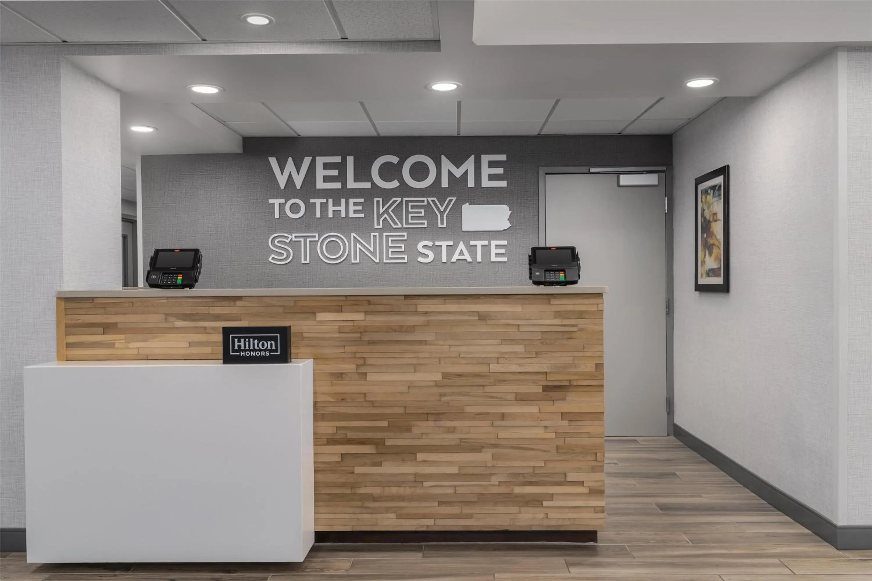 Lobby or reception in Hampton Inn Altoona