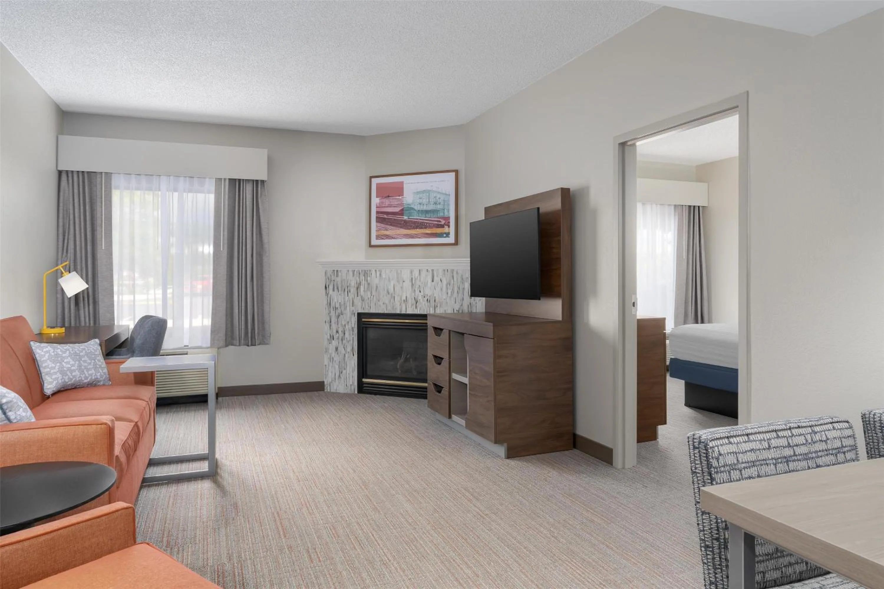 Living room in Hampton Inn Altoona