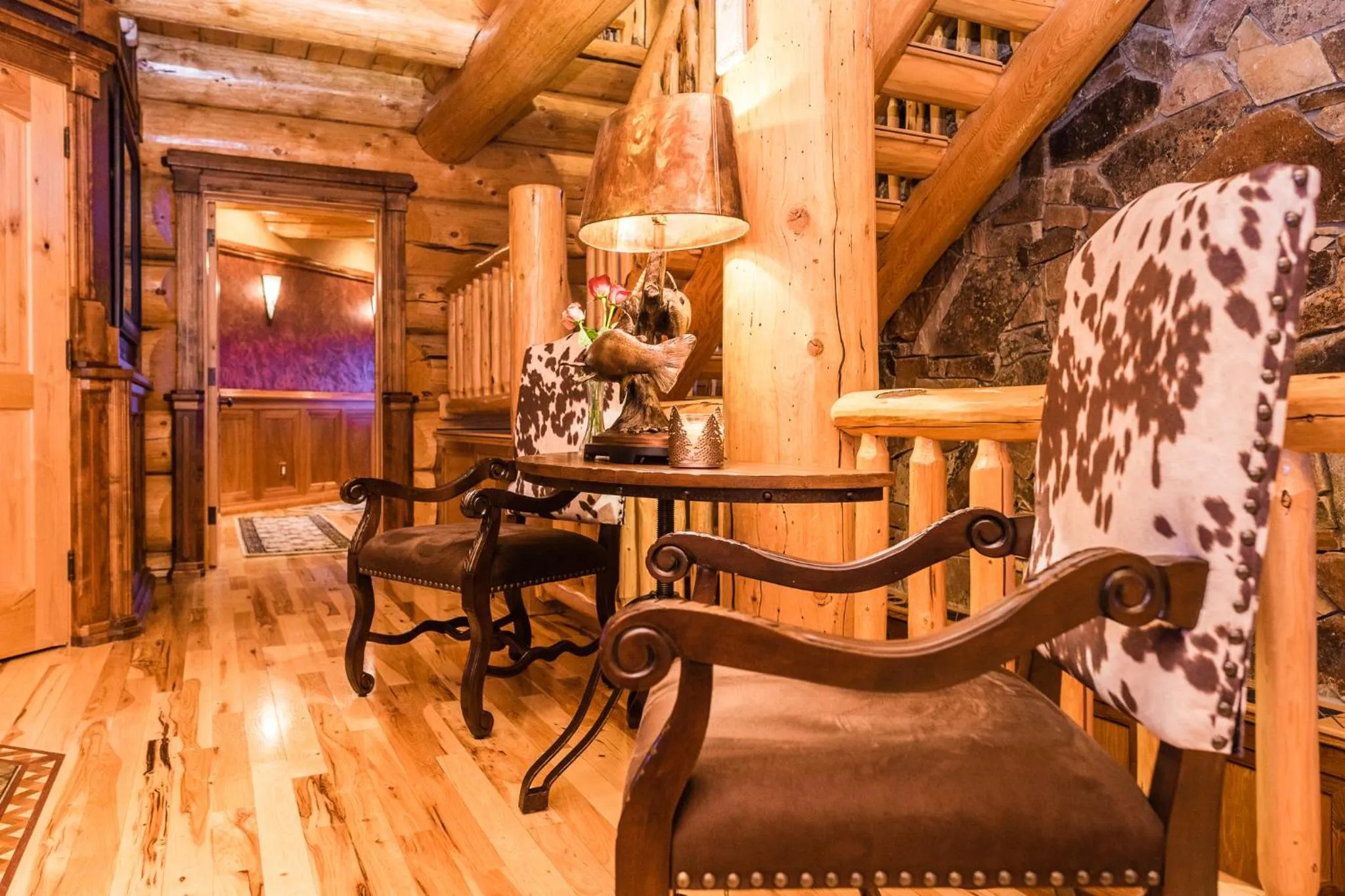 Seating area in Coyote Bluff Estate