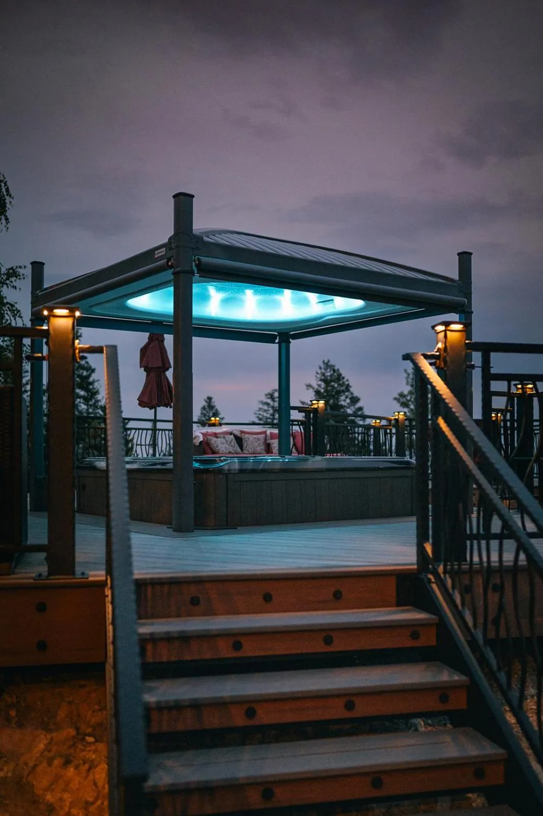 Hot Tub in Coyote Bluff Estate