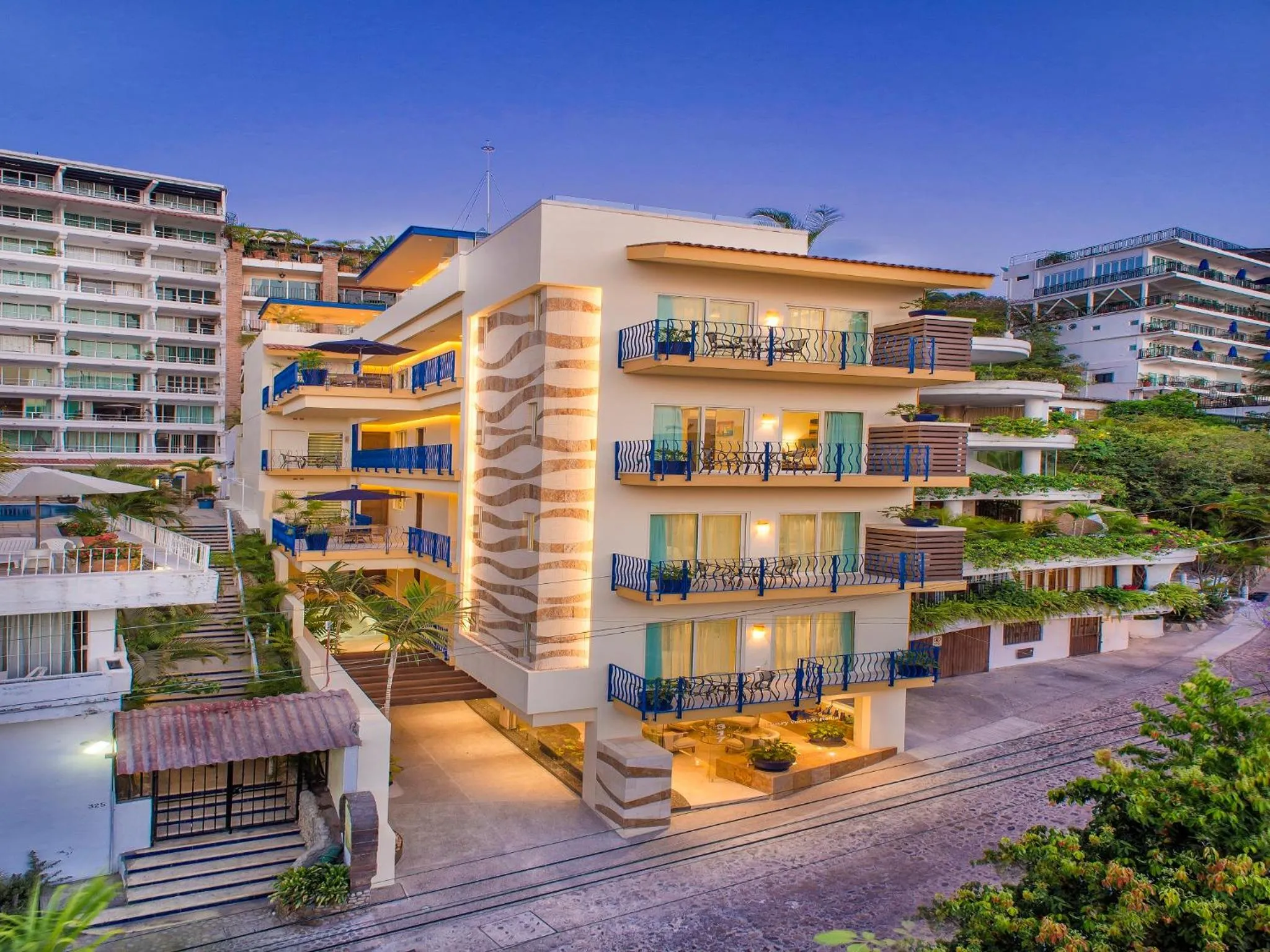 Property building in V Azul Vallarta - Luxury Vacation Rental Adults Only