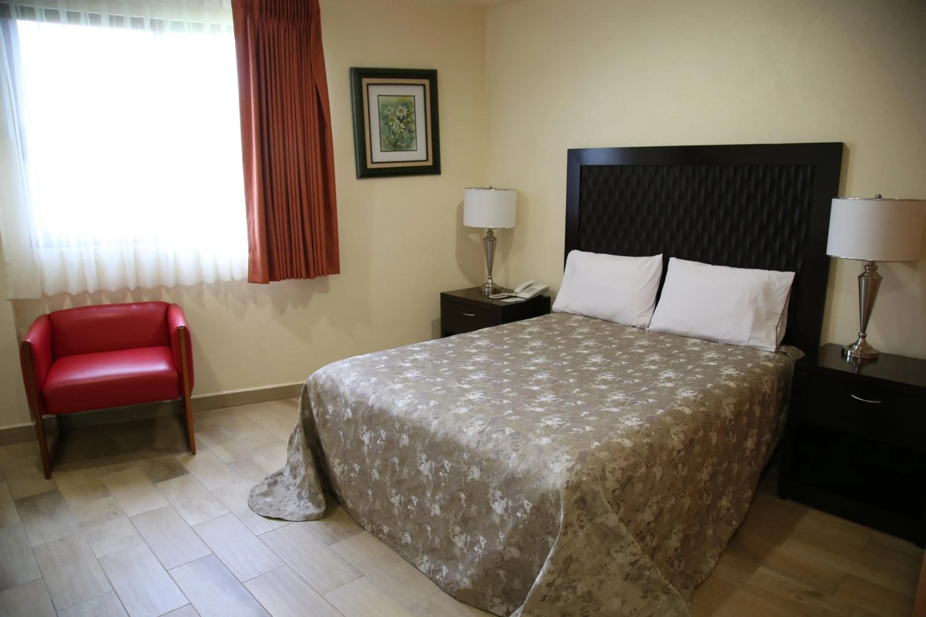 Decorative detail, Bed in Hotel Plaza Bernal