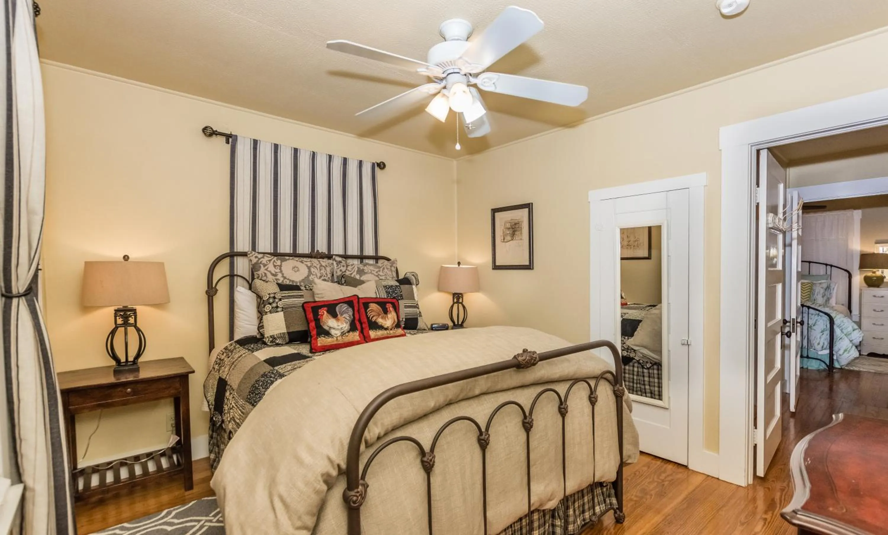 Bed in Agape Front Cottage