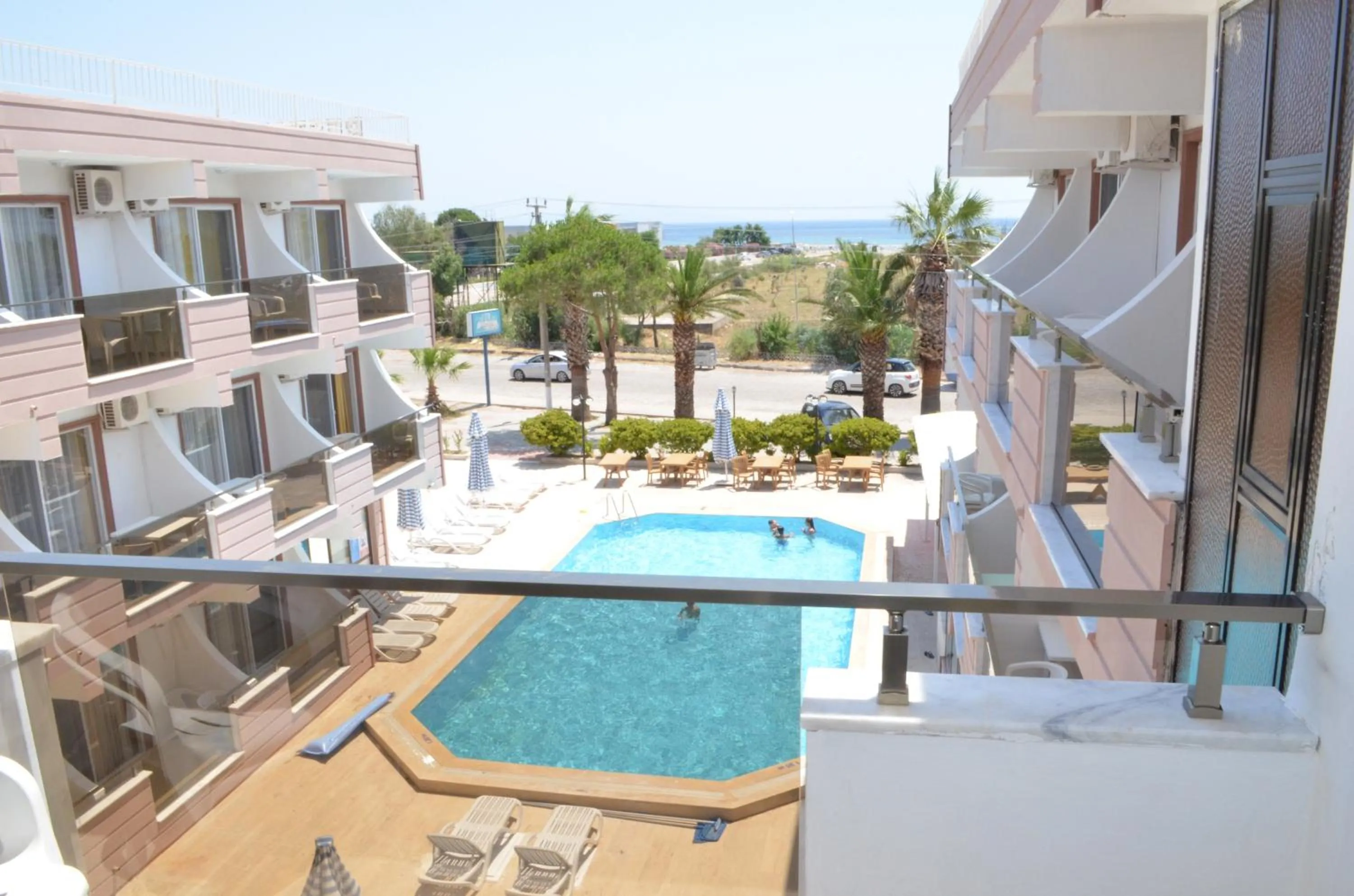 Pool view in Mulka Hotel