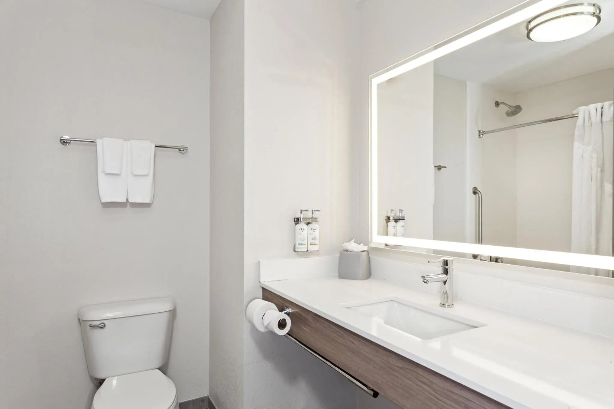 Bathroom in Holiday Inn Express & Suites Chicago West-O'Hare Arpt Area by IHG
