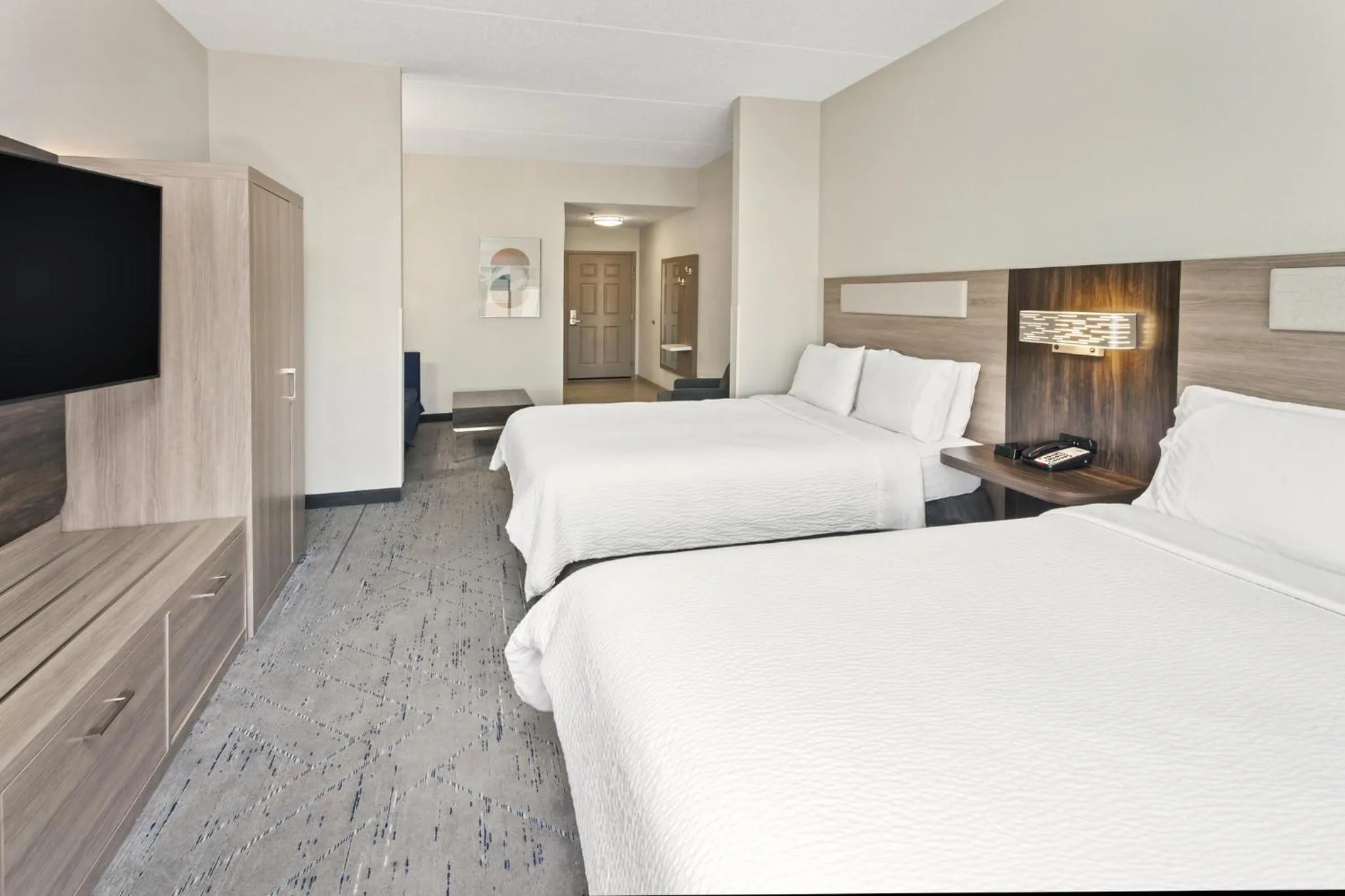 Photo of the whole room, Bed in Holiday Inn Express & Suites Chicago West-O'Hare Arpt Area by IHG