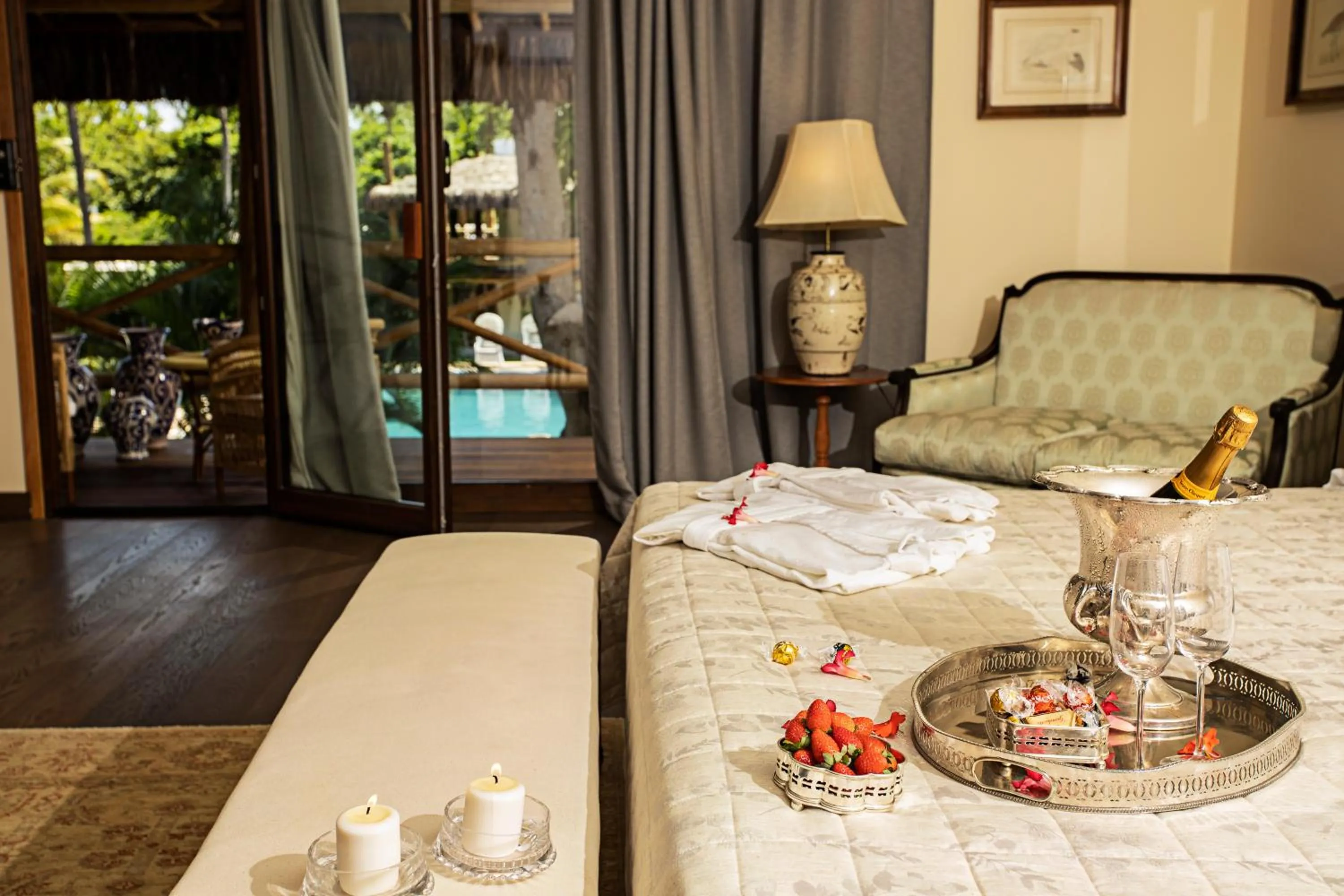 Bed in Beija Flor Exclusive Hotel & Spa