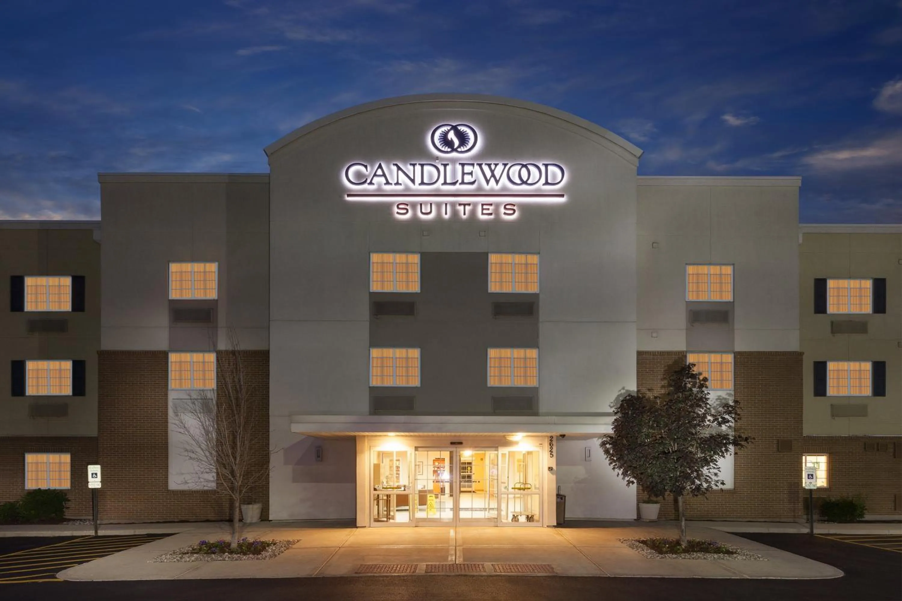 Property building in Candlewood Suites Aurora-Naperville by IHG