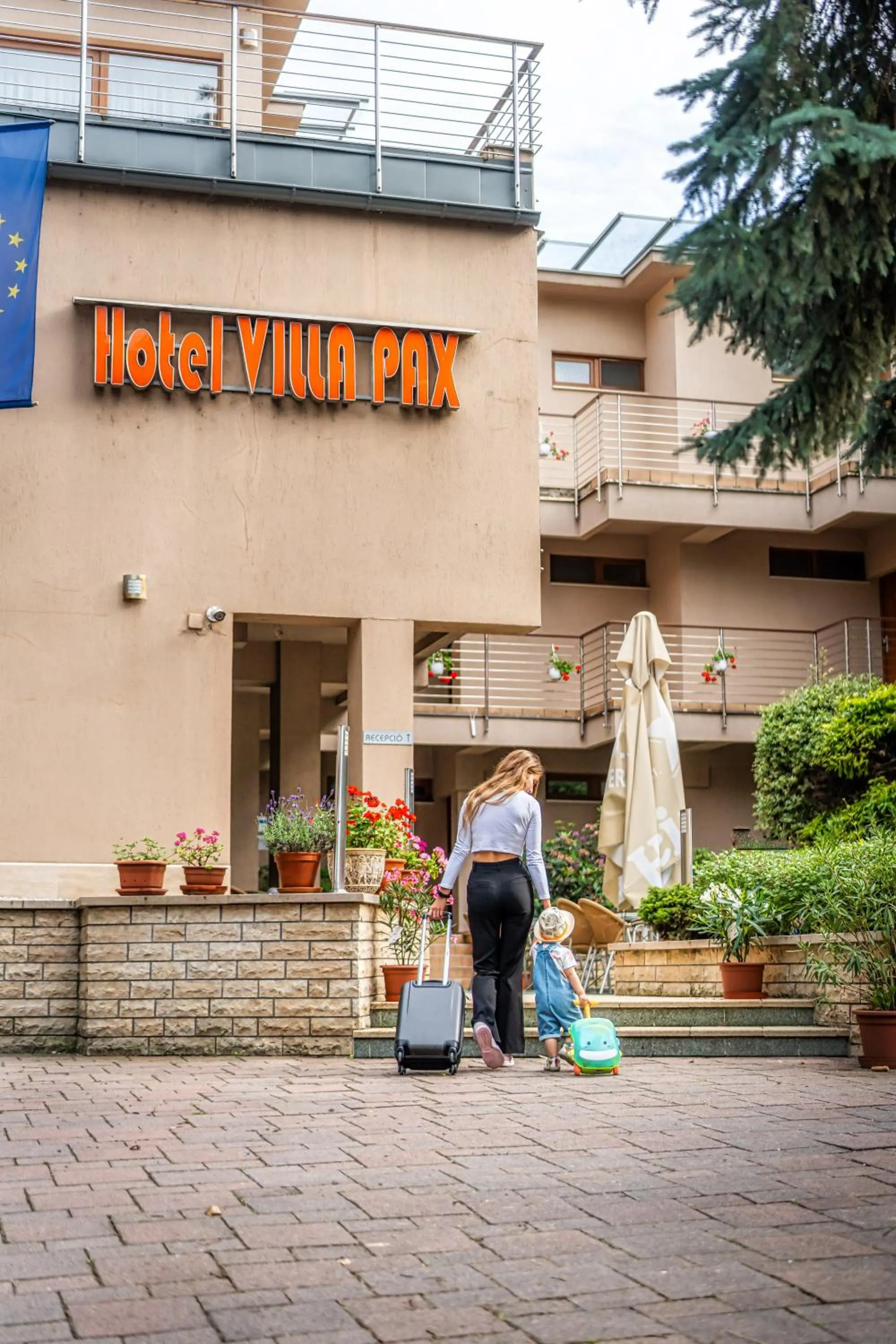 Property building in Hotel Villa Pax