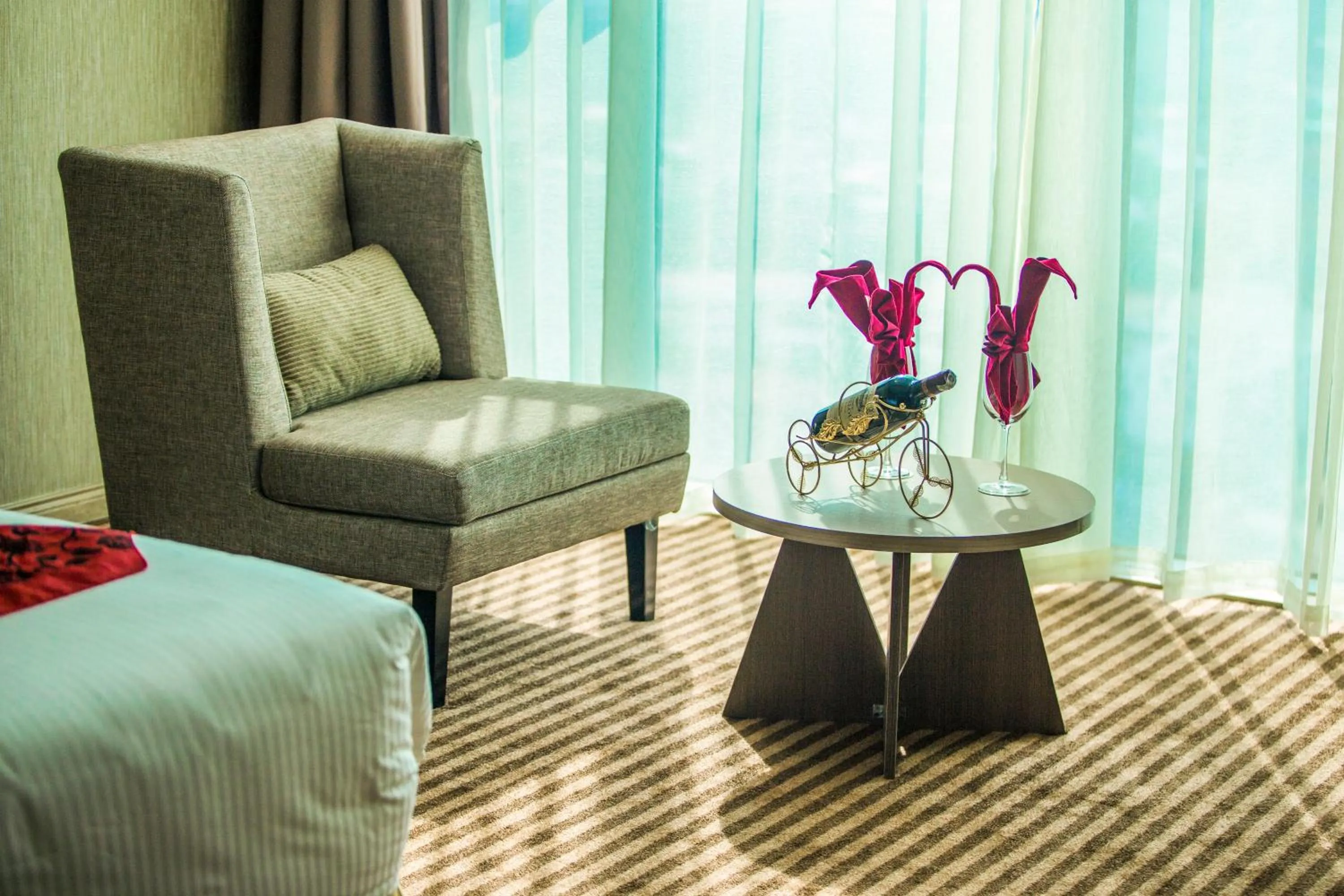 Living room in Muong Thanh Luxury Vientiane Hotel