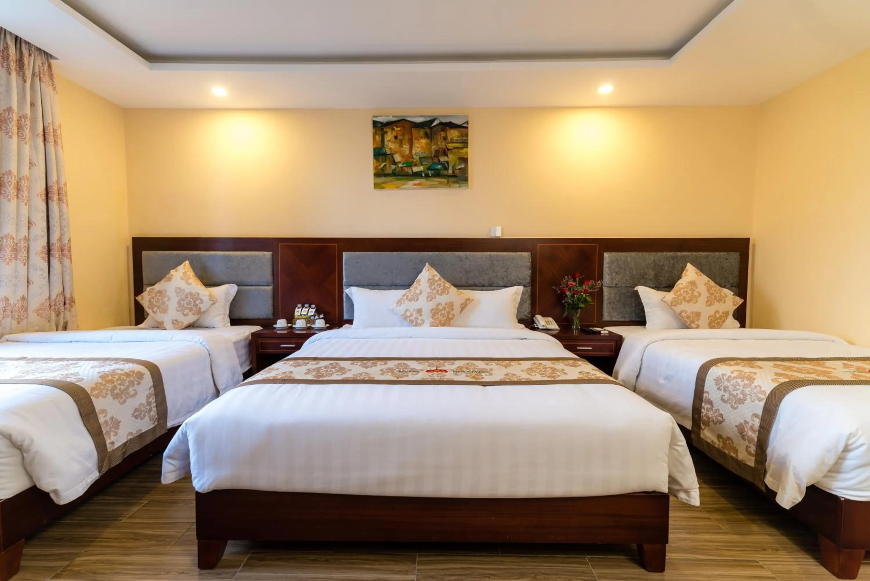 Bed in Nhat Minh Hotel and Apartment