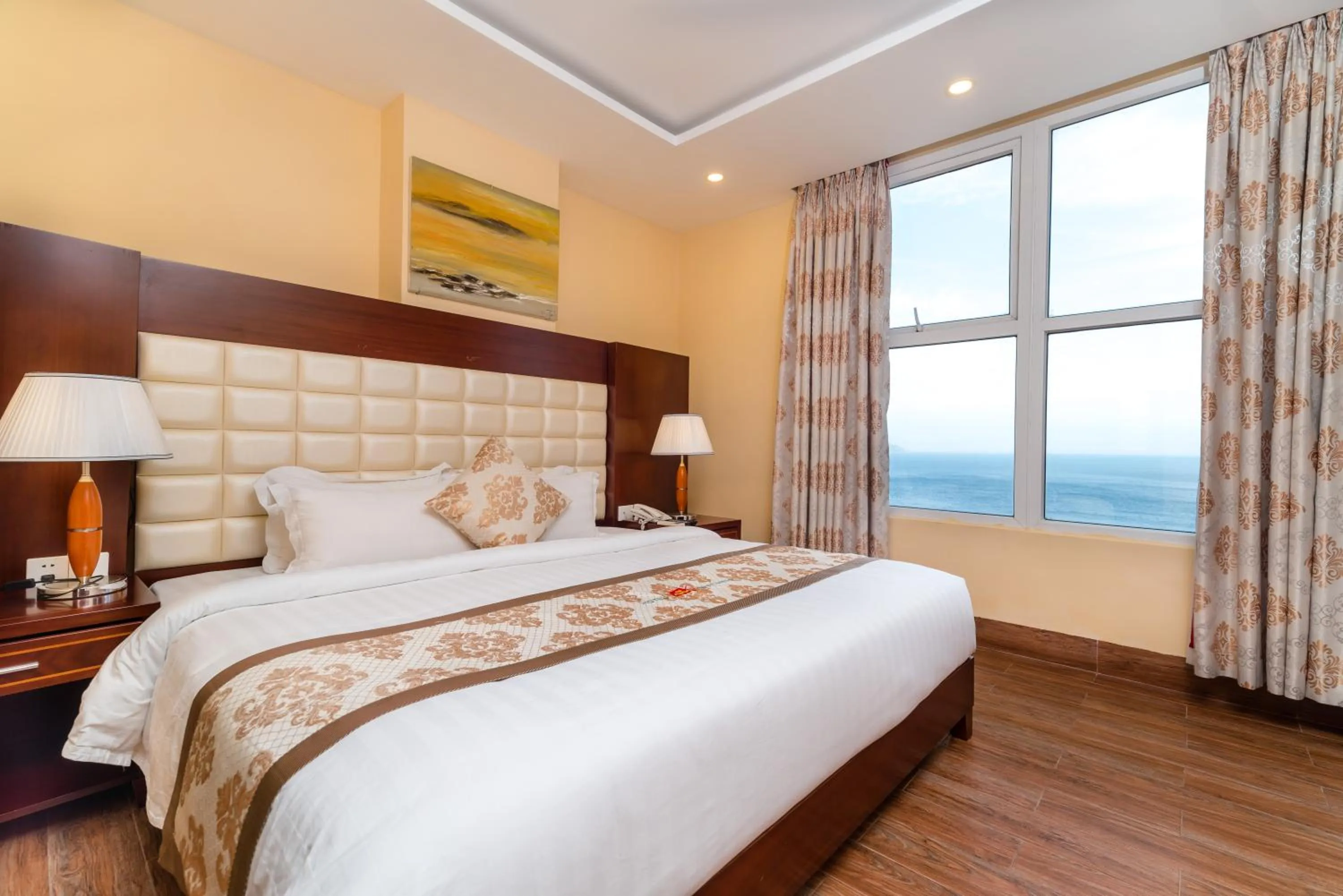 Bed in Nhat Minh Hotel and Apartment