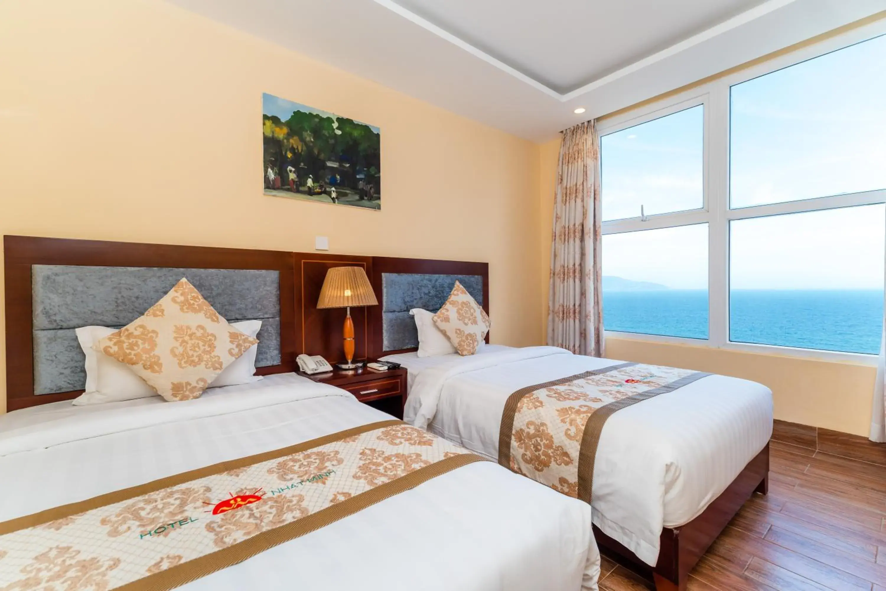 Twin Room with Sea View in Nhat Minh Hotel and Apartment Twin Room with Sea View in Nhat Minh Hotel and Apartment