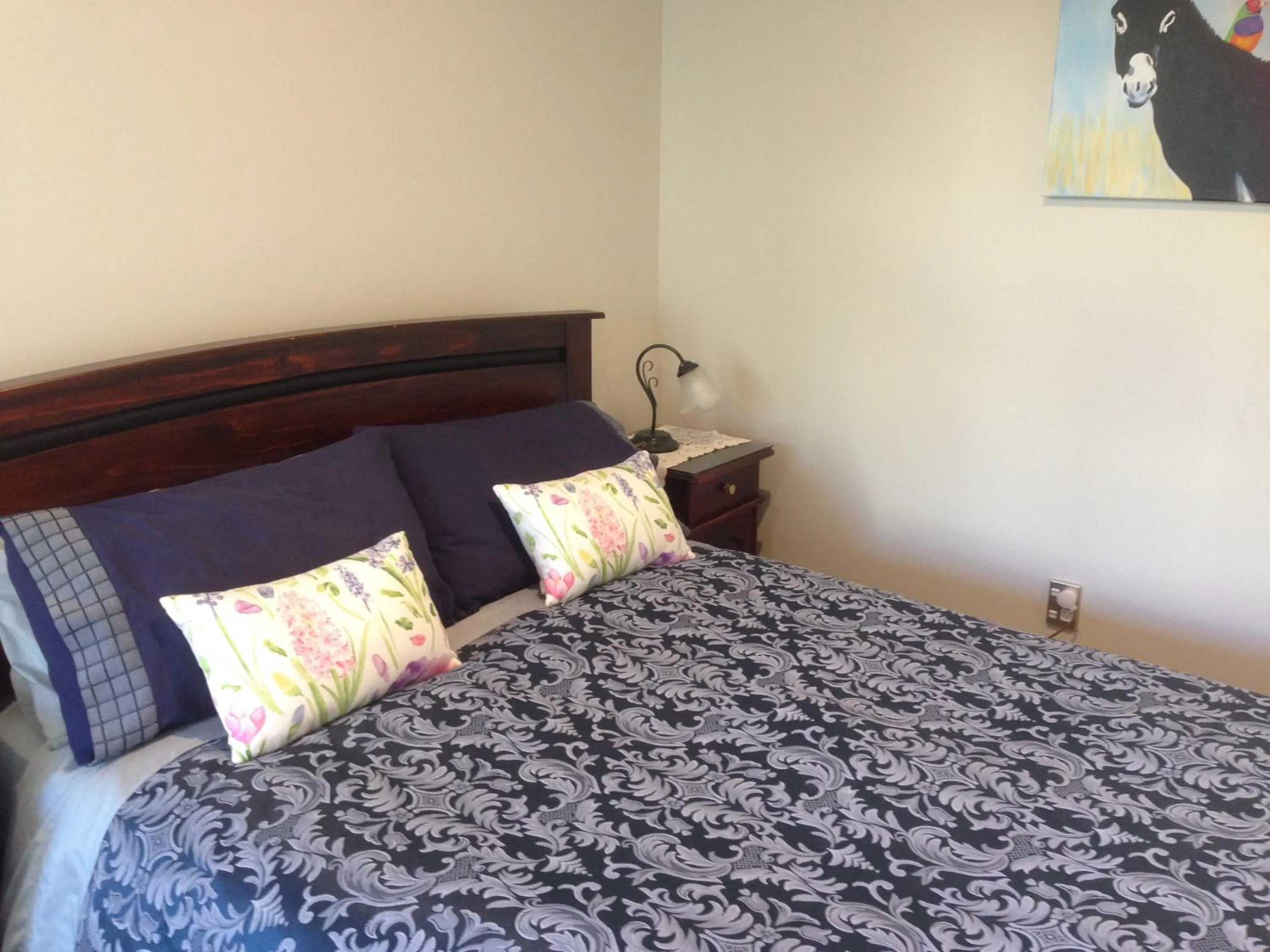 Bed in Cave Rock Guest House