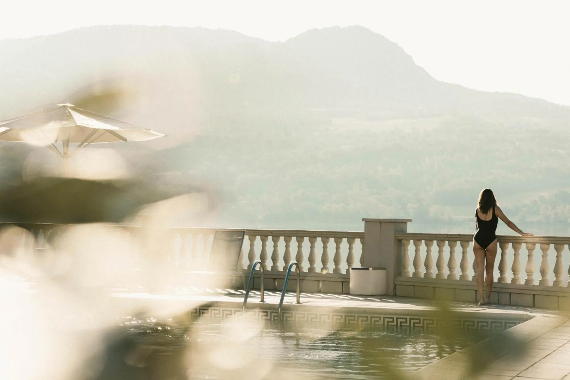 Swimming pool in Hotel Terradets