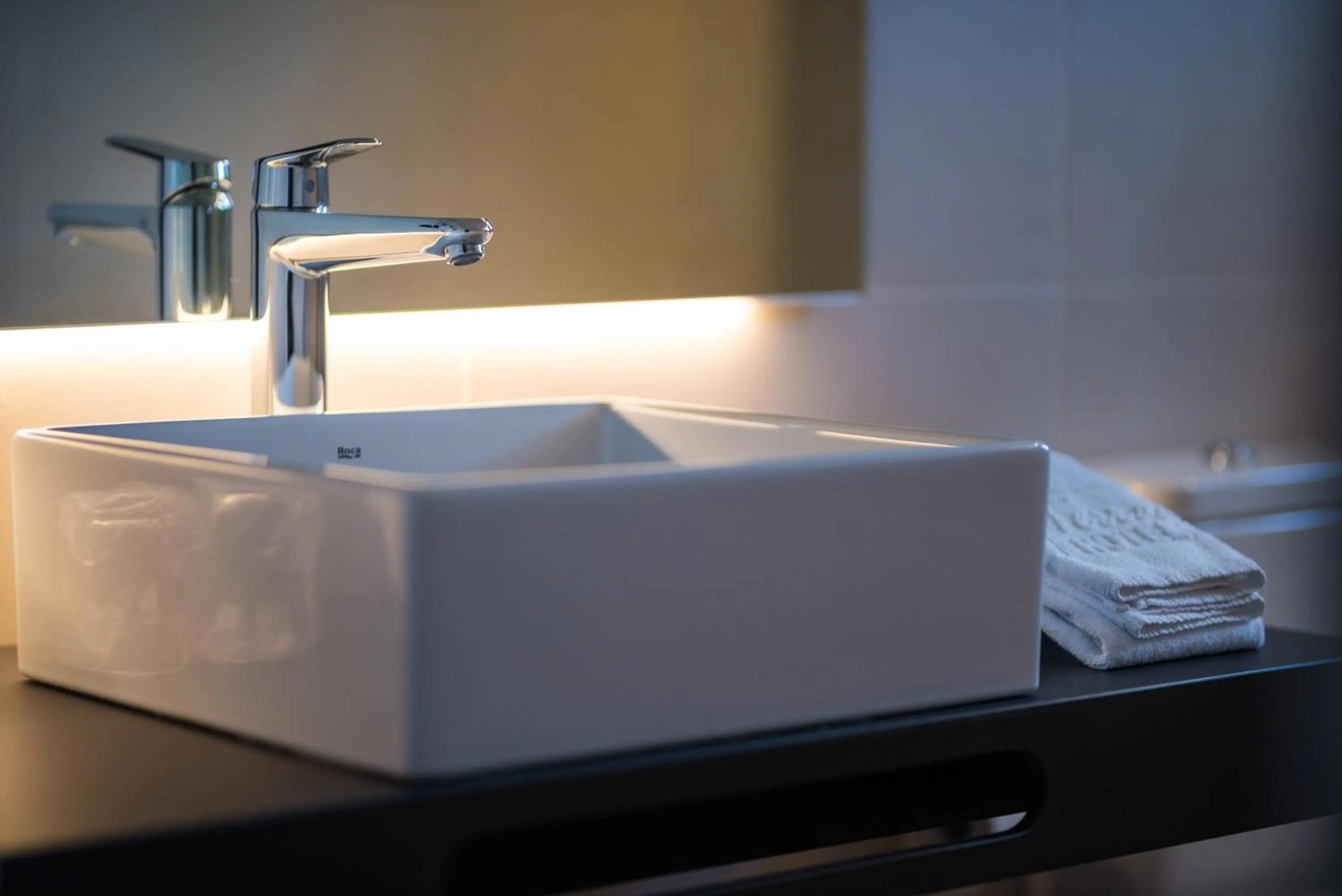 Bathroom in Hotel Terradets