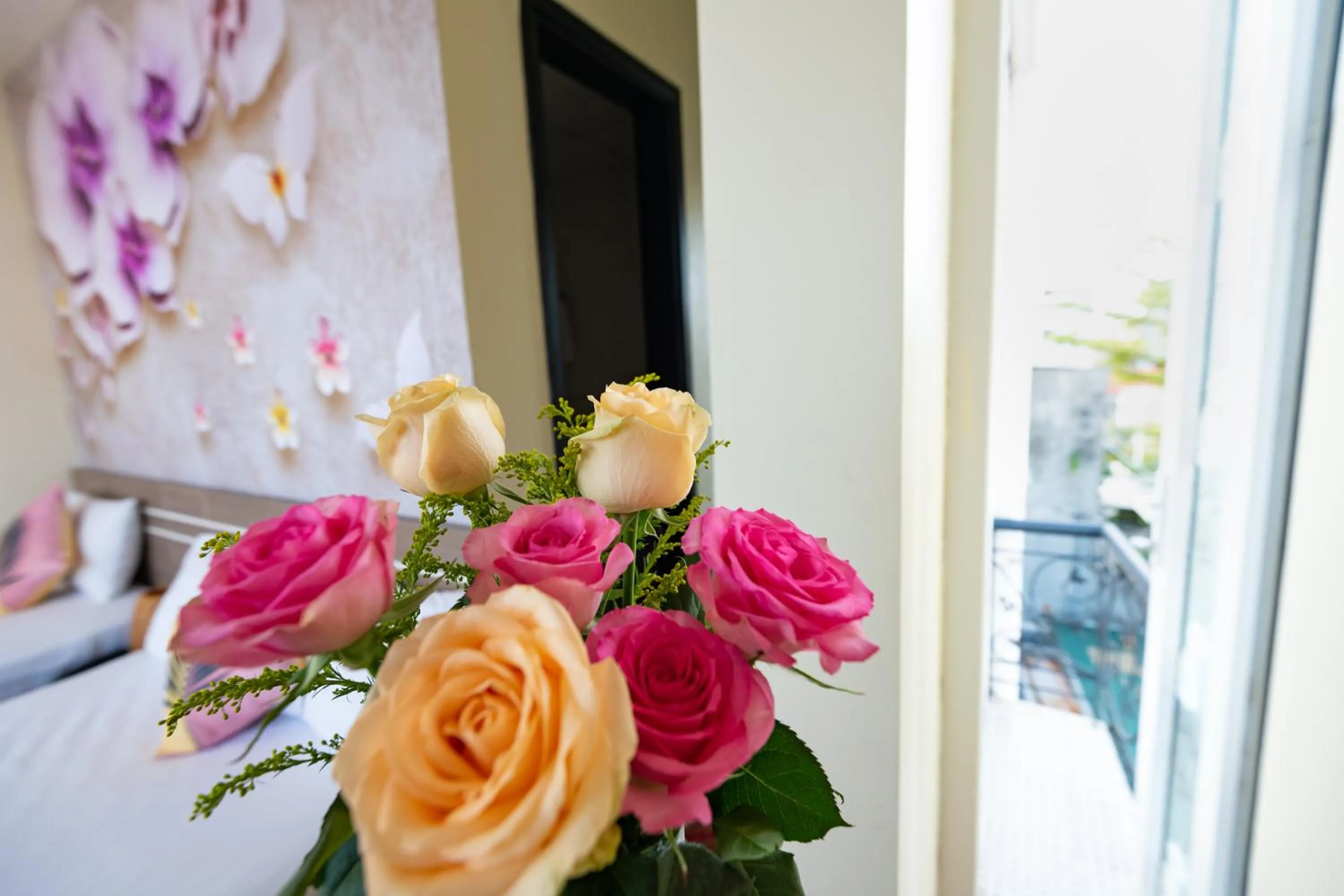 Bed in Flora Hotel Hue