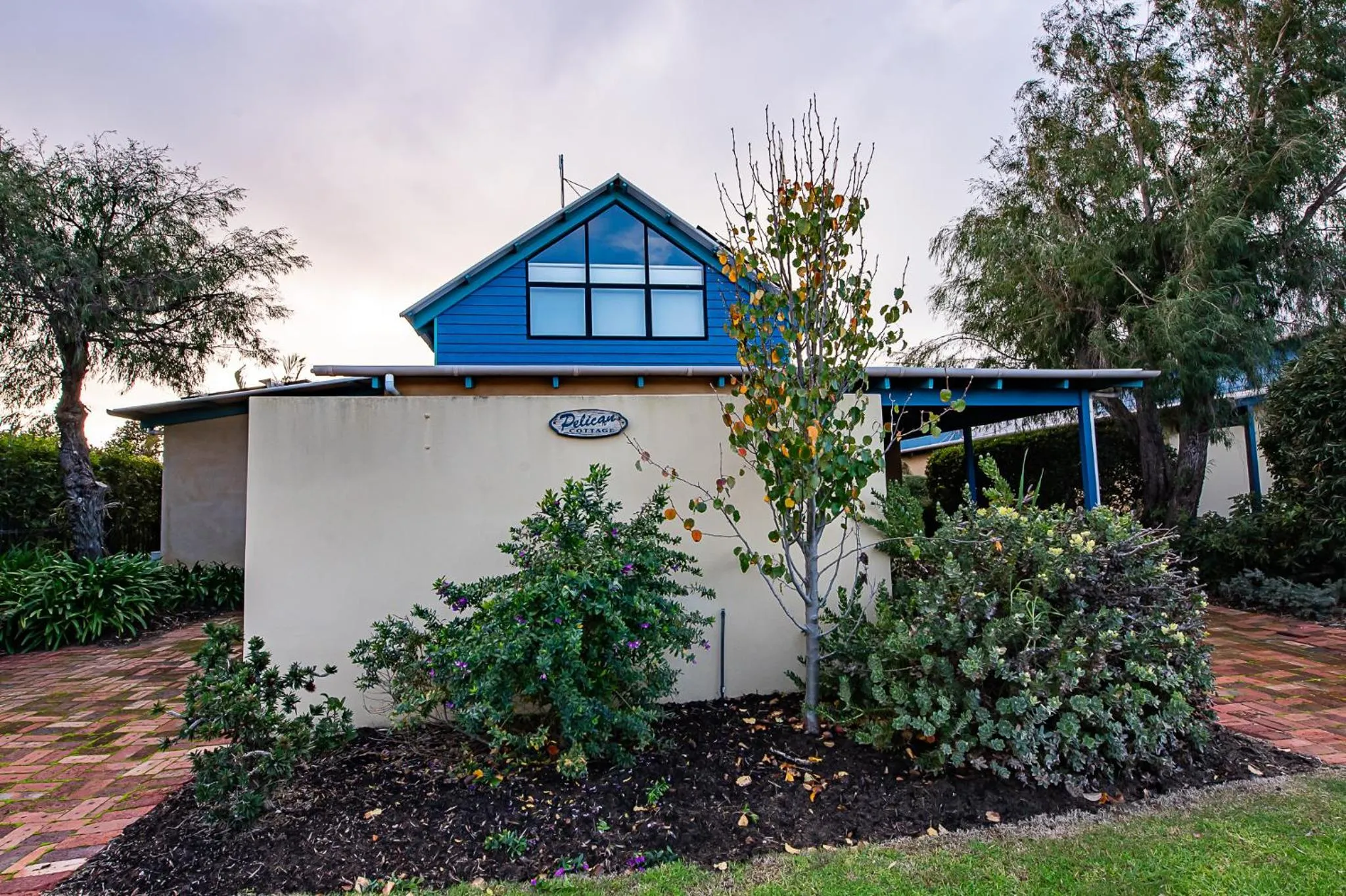 Garden view in Dunsborough Beach Cottages